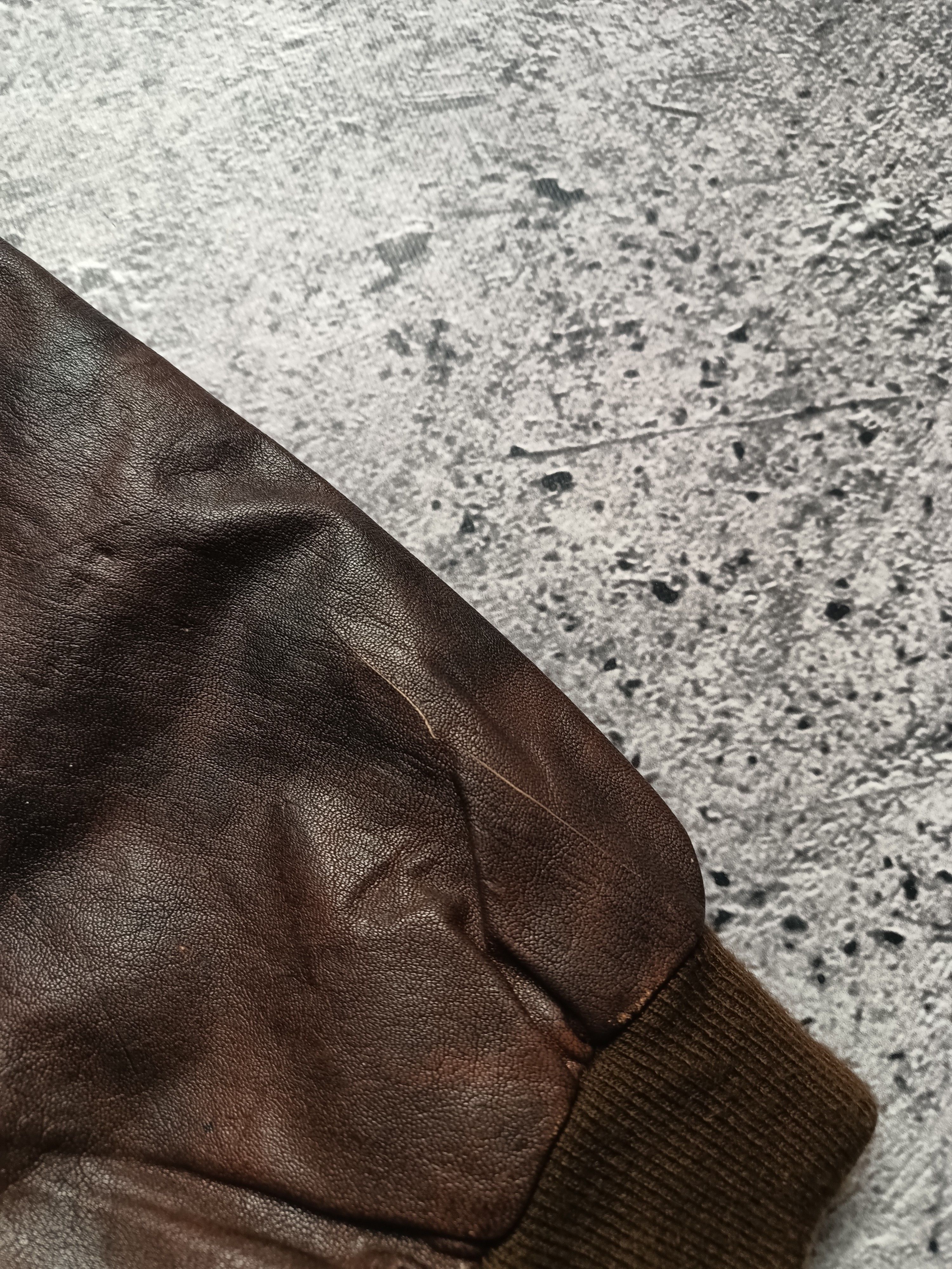 Vintage Vintage 90s Leather Jacket Premium Leather Acne Avirex Style Size US M / EU 48-50 / 2 - 10 Thumbnail