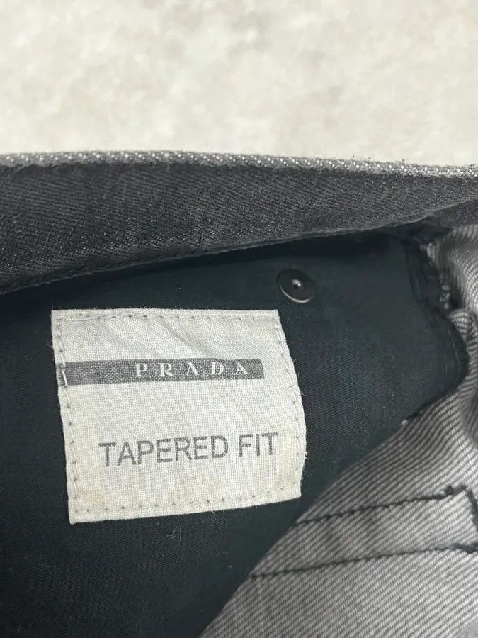 Prada AW2008 Prada Grey Denim Straight Jeans Size US 34 / EU 50 - 13 Thumbnail