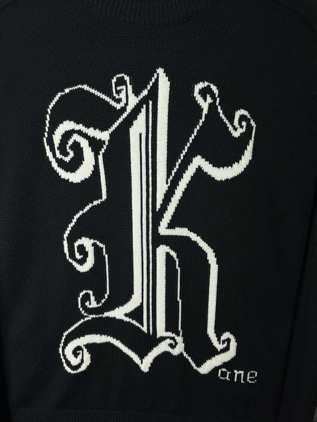 Christopher Kane Christopher Kane Woollen Logo Front Knitted Sweater Size L Size US L / EU 52-54 / 3 - 2 Thumbnail