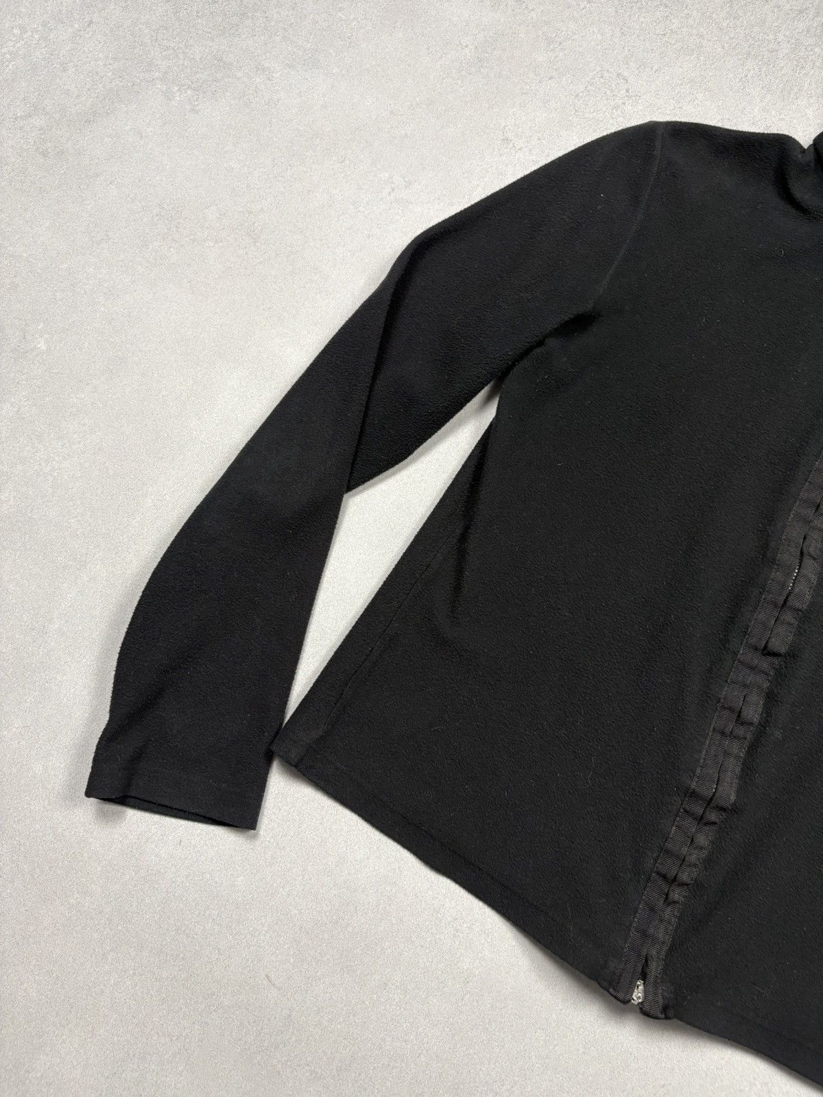 Moncler Vintage Moncler Black Full Zip Fleece Jacket High Neck Size M / US 6-8 / IT 42-44 - 4 Thumbnail
