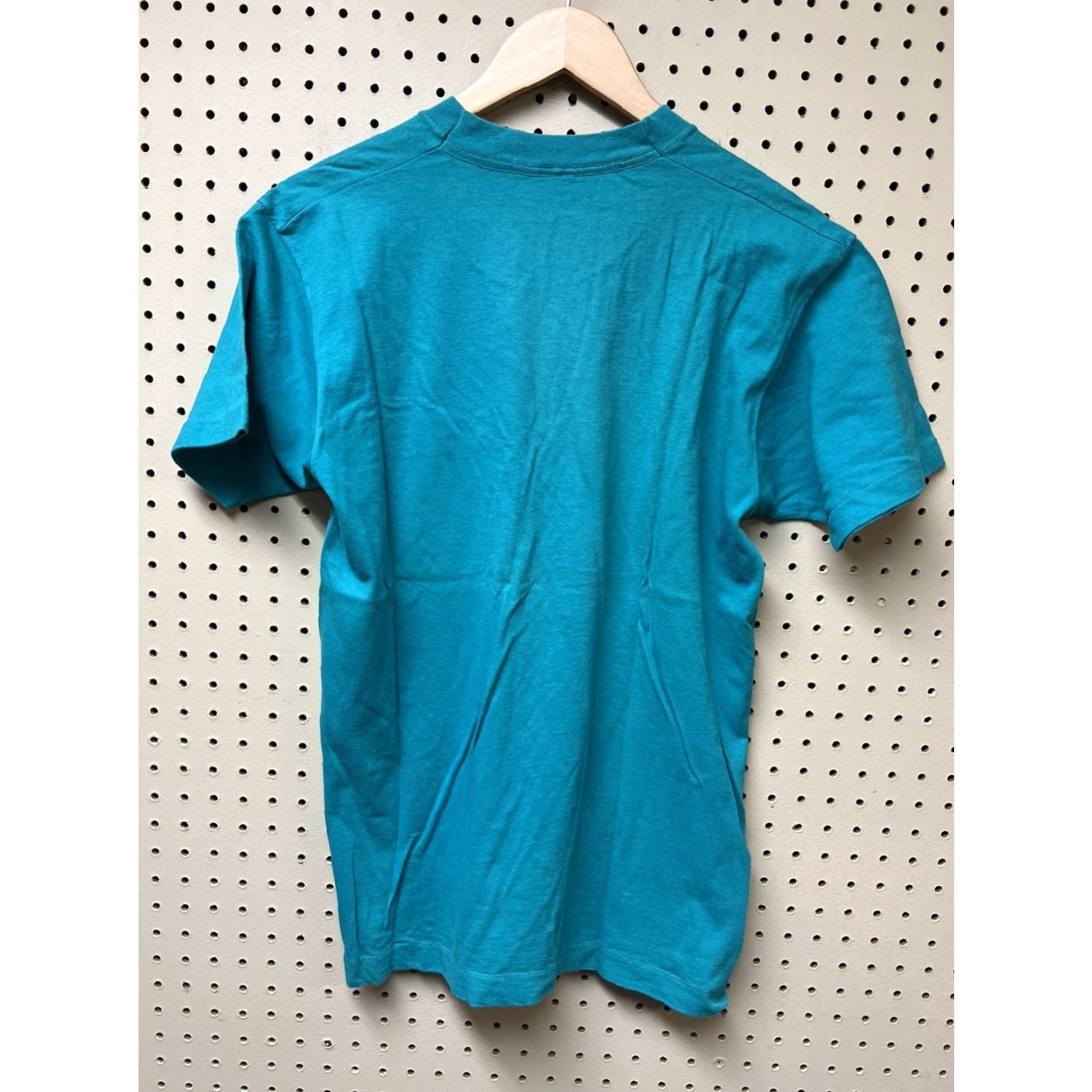 Vintage VINTAGE T-Shirt Green Pocket Crew Neck Short Sleeve M Men Classic Cotton Stitch Single Size US M / EU 48-50 / 2 - 2 Thumbnail
