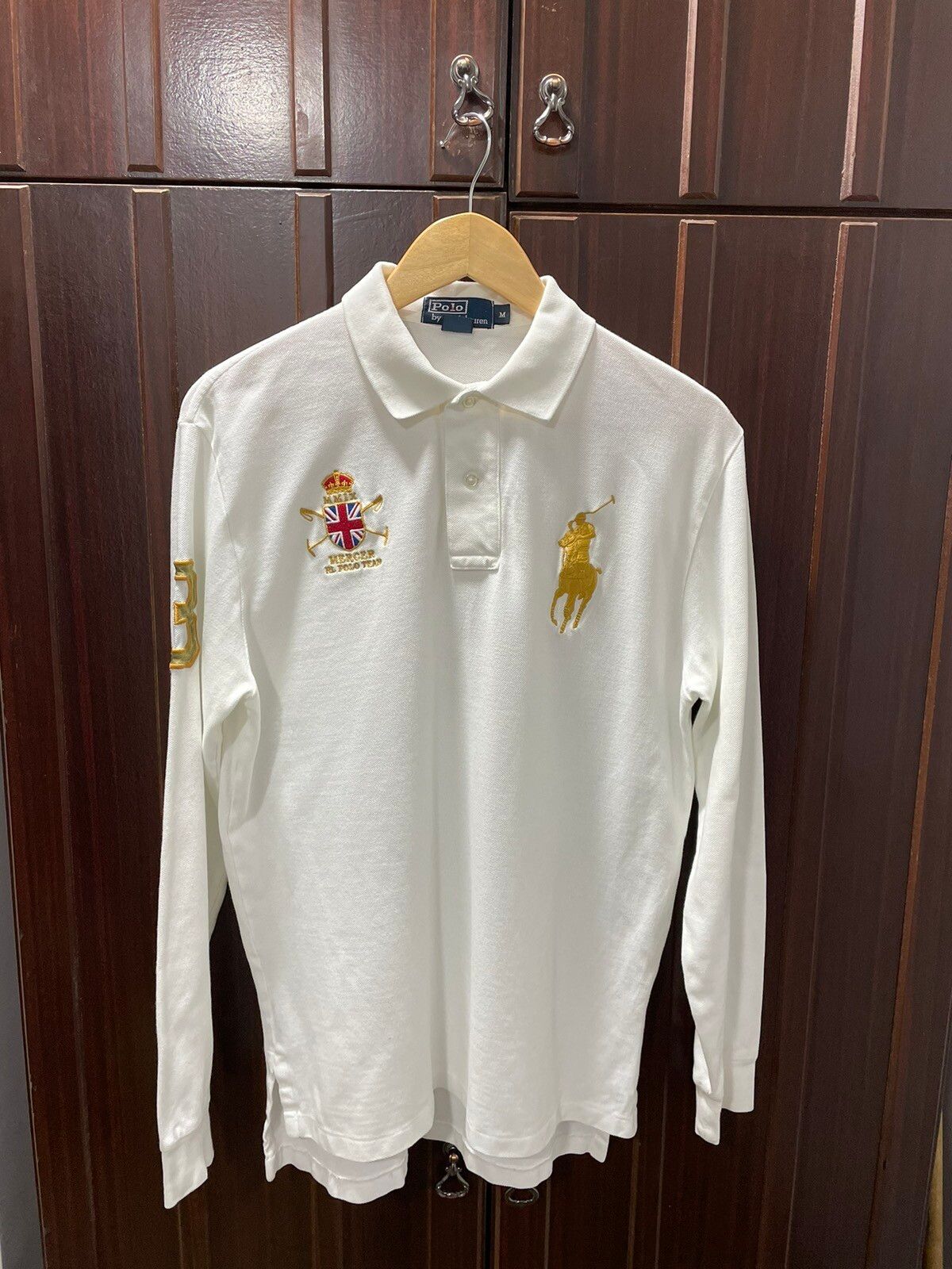 Pre-owned Polo Ralph Lauren X Vintage Polo Ralph Laurent Mercer Club Polo Shirt In Multicolor