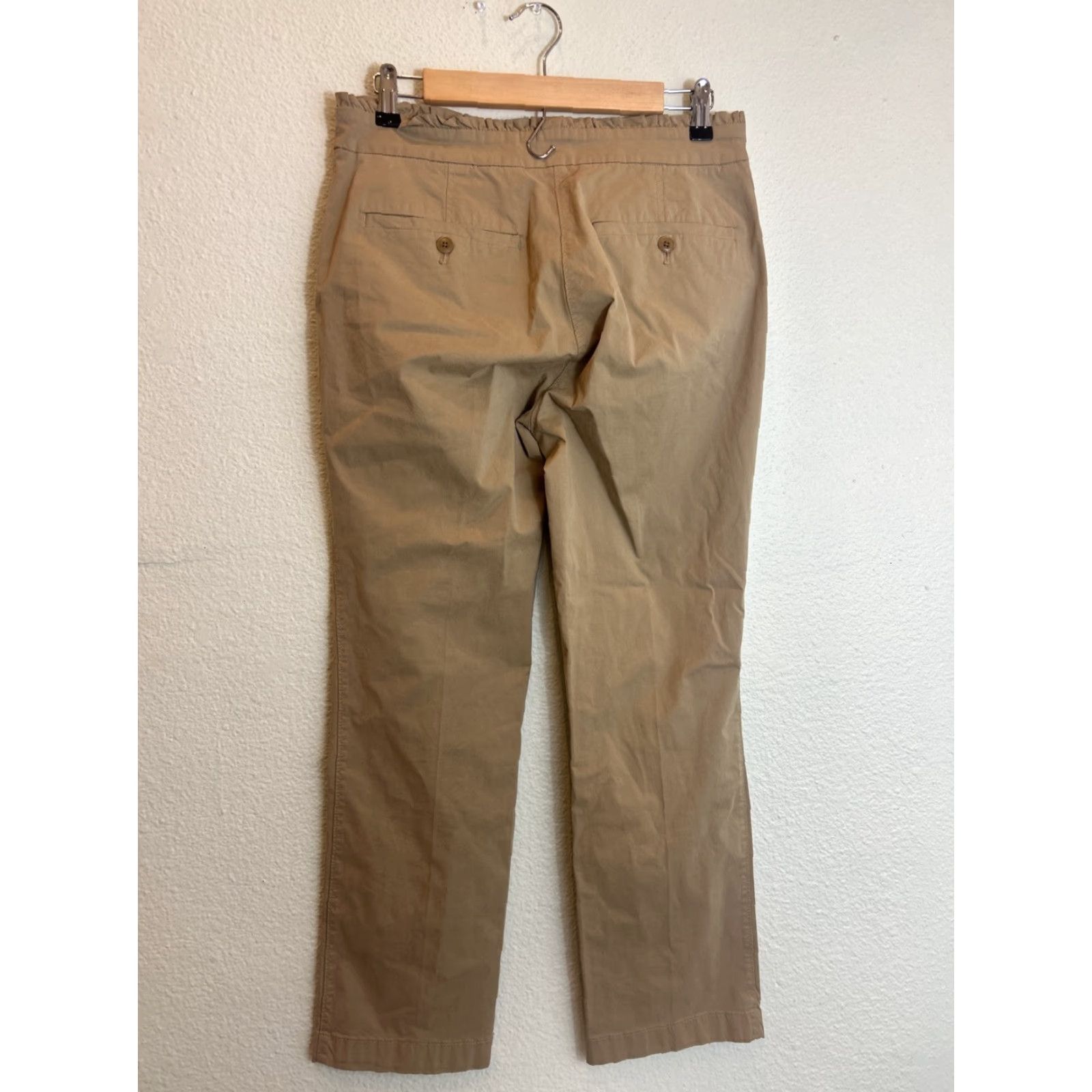 J.Crew VINTAGE? NO - (not vintage) J.CREW Chino Pants Beige 30x27 Women's Size 6 Pants Regular Fit Womens Size 28" / US 6 / IT 42 - 7 Thumbnail