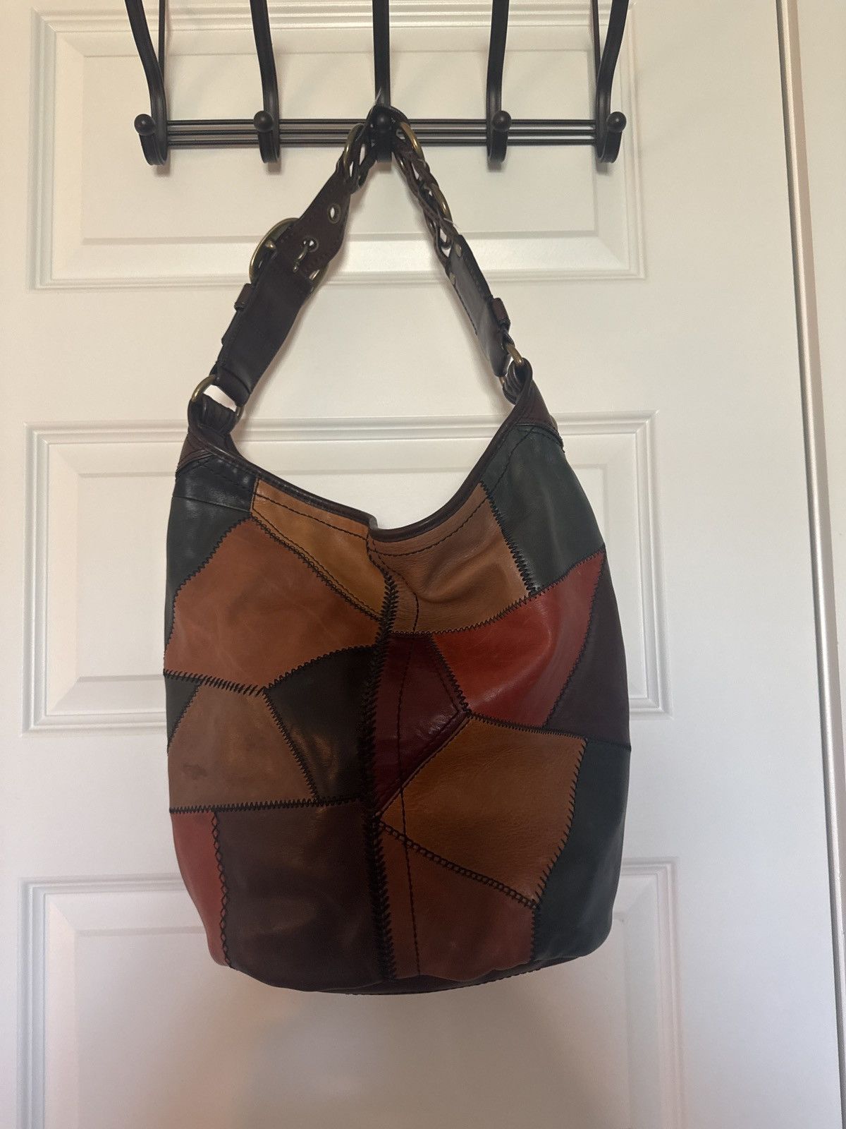 Coach Rare Vintage Coach Patchwork Hobo Bag – Y2K Leather Purse
