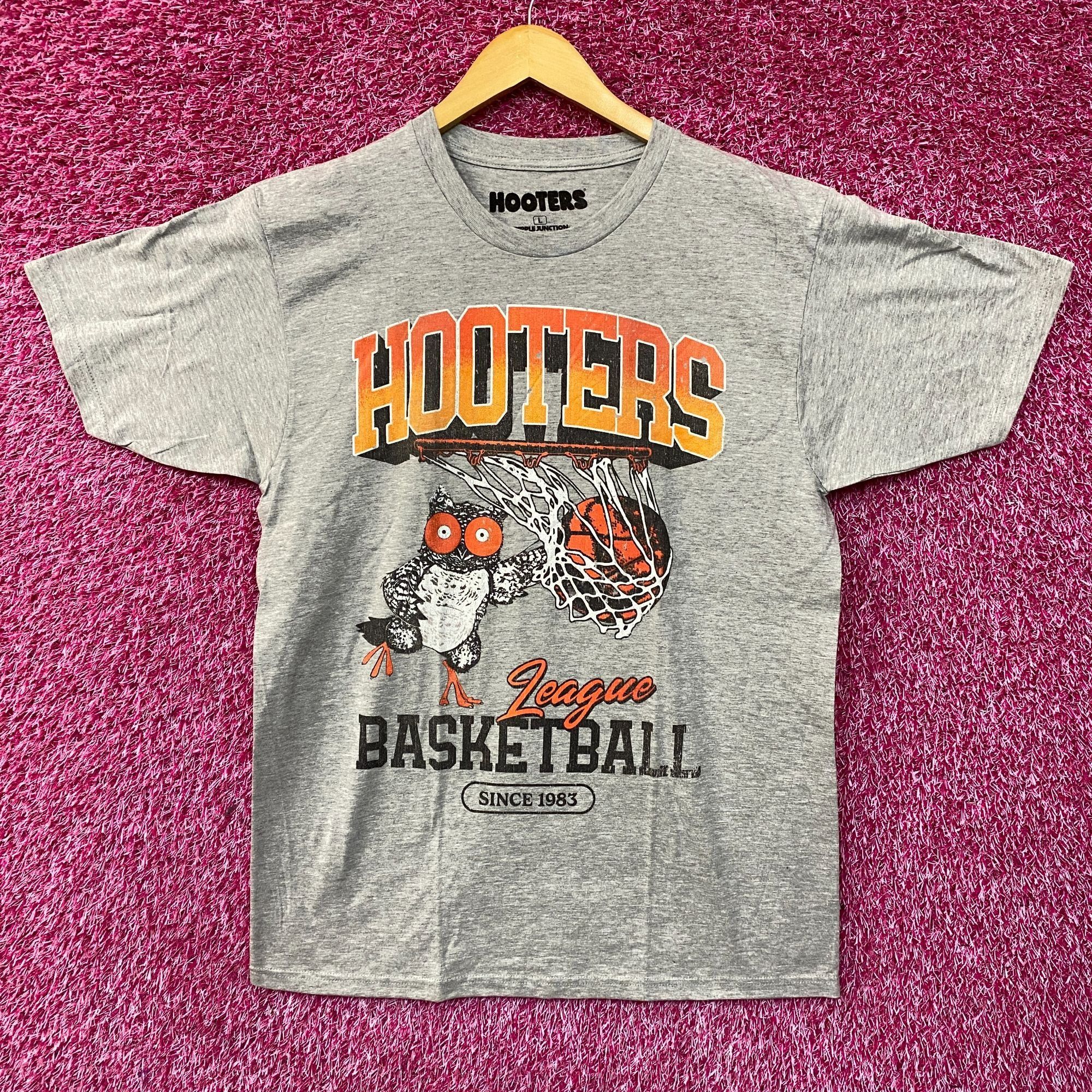 Ripple Junction Hooters League Basketball Since 1983 Retro Style T-Shirt Lar Size US L / EU 52-54 / 3 - 1 Thumbnail