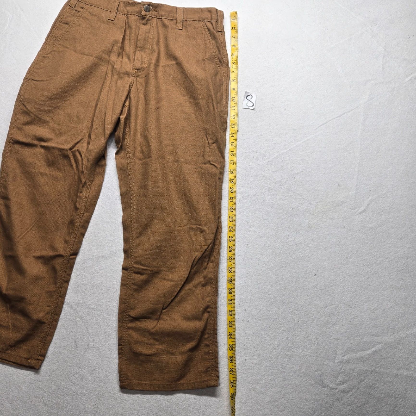 Carhartt Carhartt Pants Mens Dungaree Canvas Brown 34x36 51374 Thick Material Great Condition RN 51374 Mens Pants Brown Canvas Dungaree 34x36 Carhartt Size US 34 / EU 50 - 7 Thumbnail