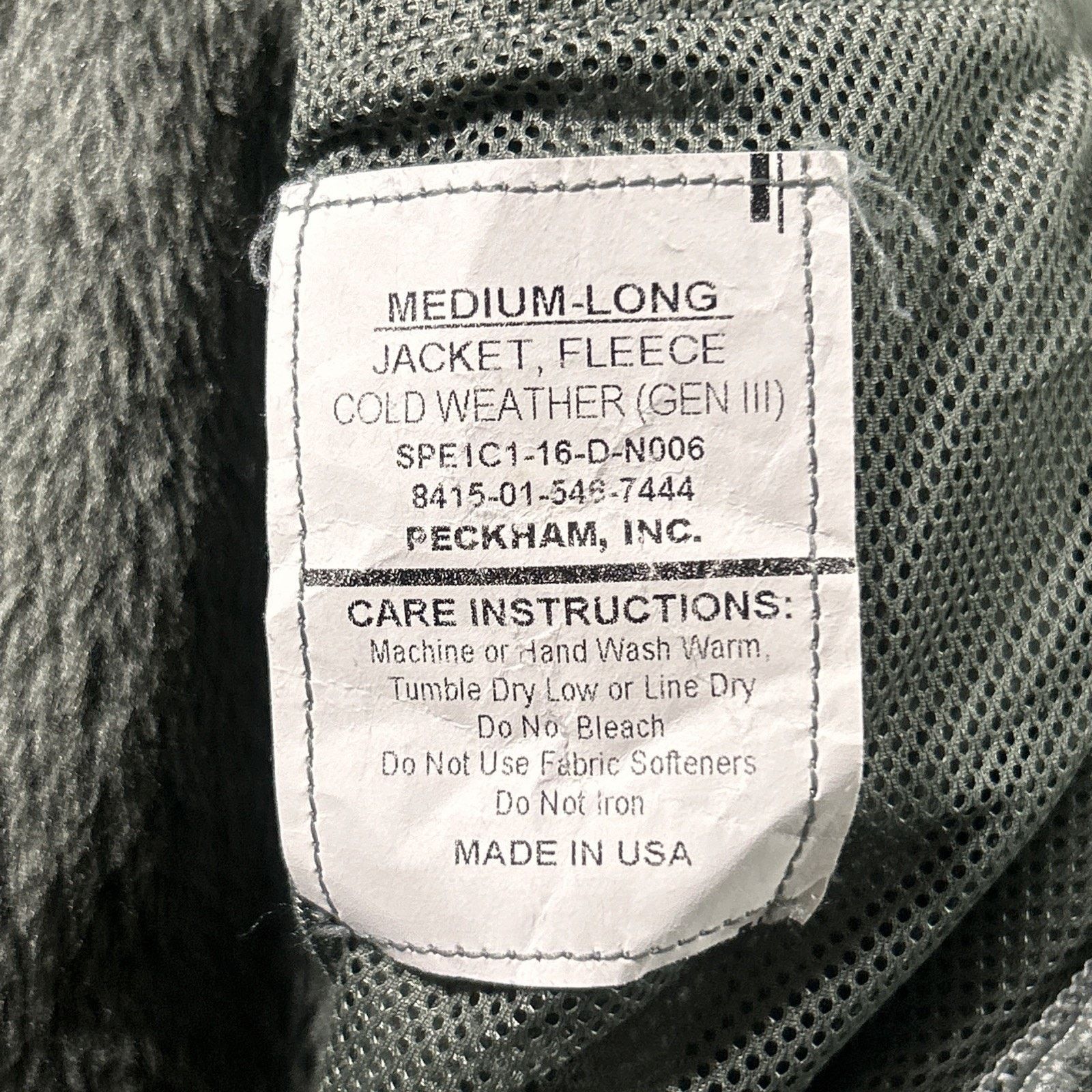 Patagonia US Army Gen III Cold Weather Jacket Fleece Medium ACU UCP Size US M / EU 48-50 / 2 - 4 Thumbnail