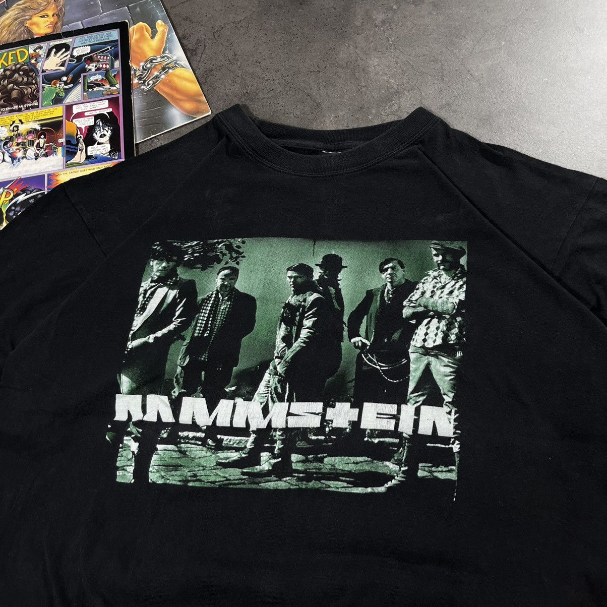 Band Tees Vintage 90s Rammstein Big Logo Rock Metal Tshirt Tee Size US L / EU 52-54 / 3 - 2 Thumbnail
