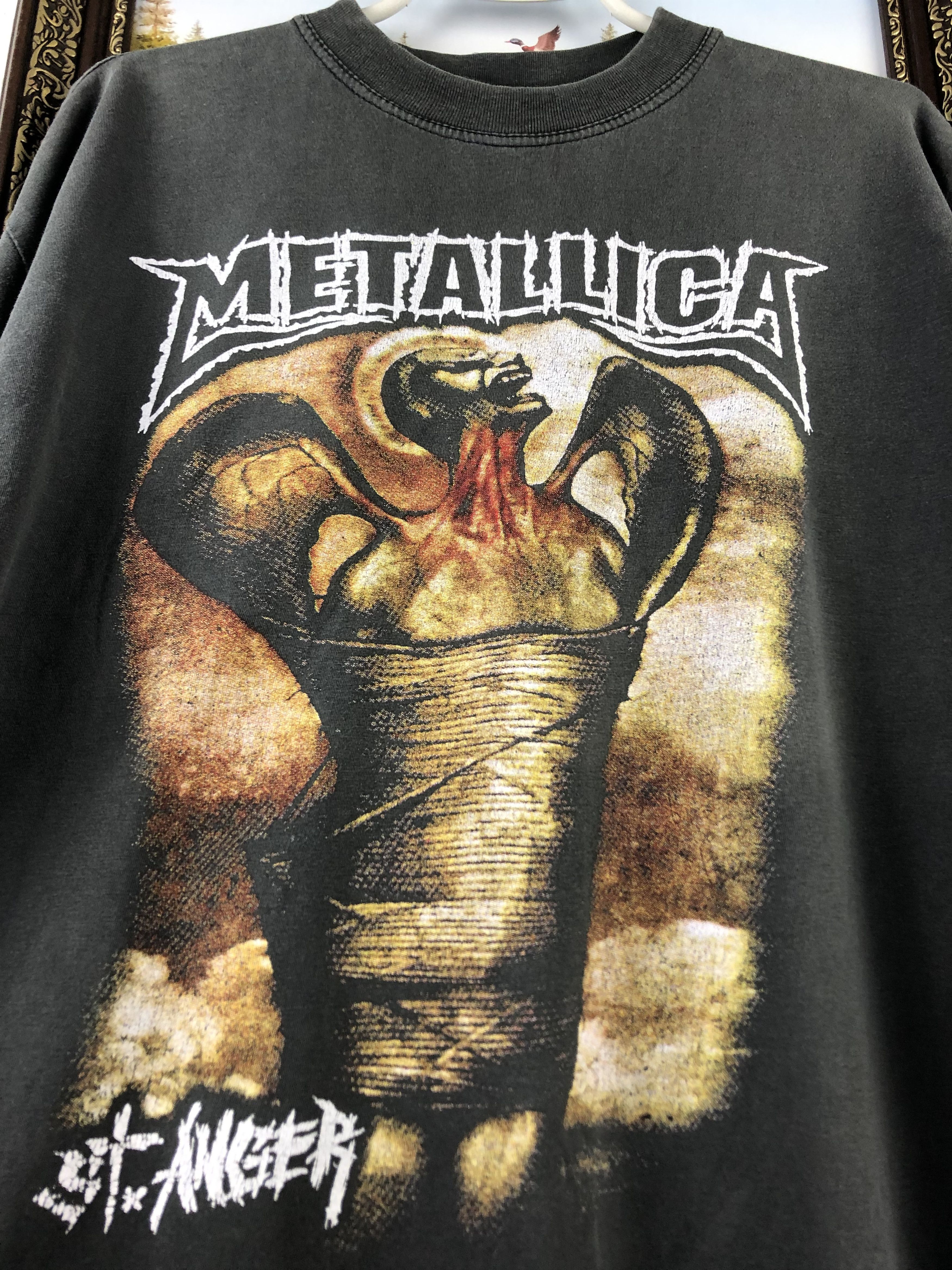 Band Tees Vintage 90's Metallica St. Anger Band Tee Shirt Over Print Size US L / EU 52-54 / 3 - 5 Thumbnail