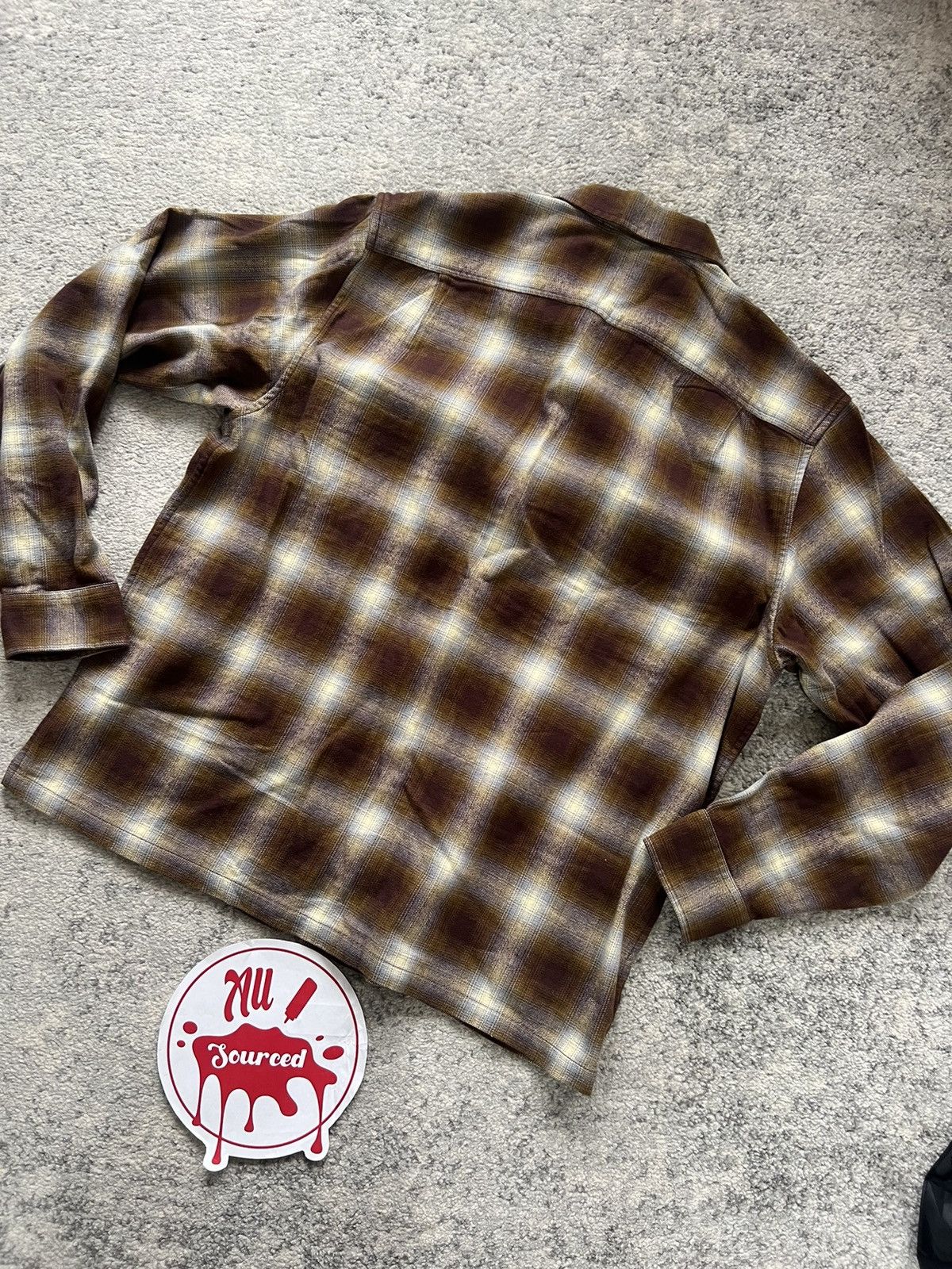 Supreme Supreme FW22 Shadow Plaid Zip Shirt Size US M / EU 48-50 / 2 - 4 Thumbnail