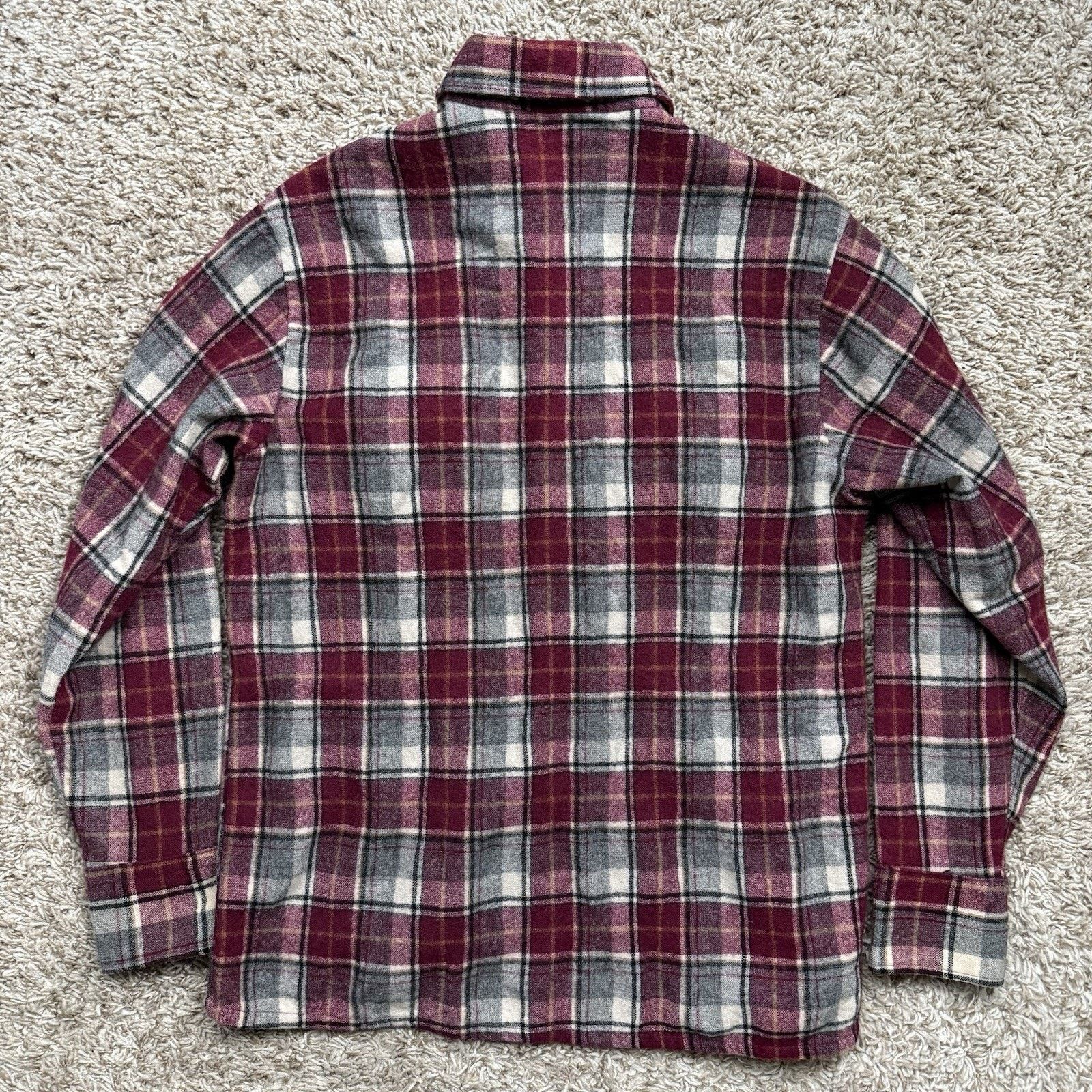 Vintage Vintage Brewster Wool Plaid Flannel Button Up LS Shirt Size US M / EU 48-50 / 2 - 2 Thumbnail