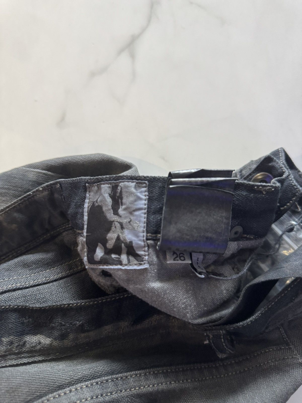 Rick Owens SS09 Rick owens strutter hog wash denim Size 28" / US 6 / IT 42 - 11 Thumbnail