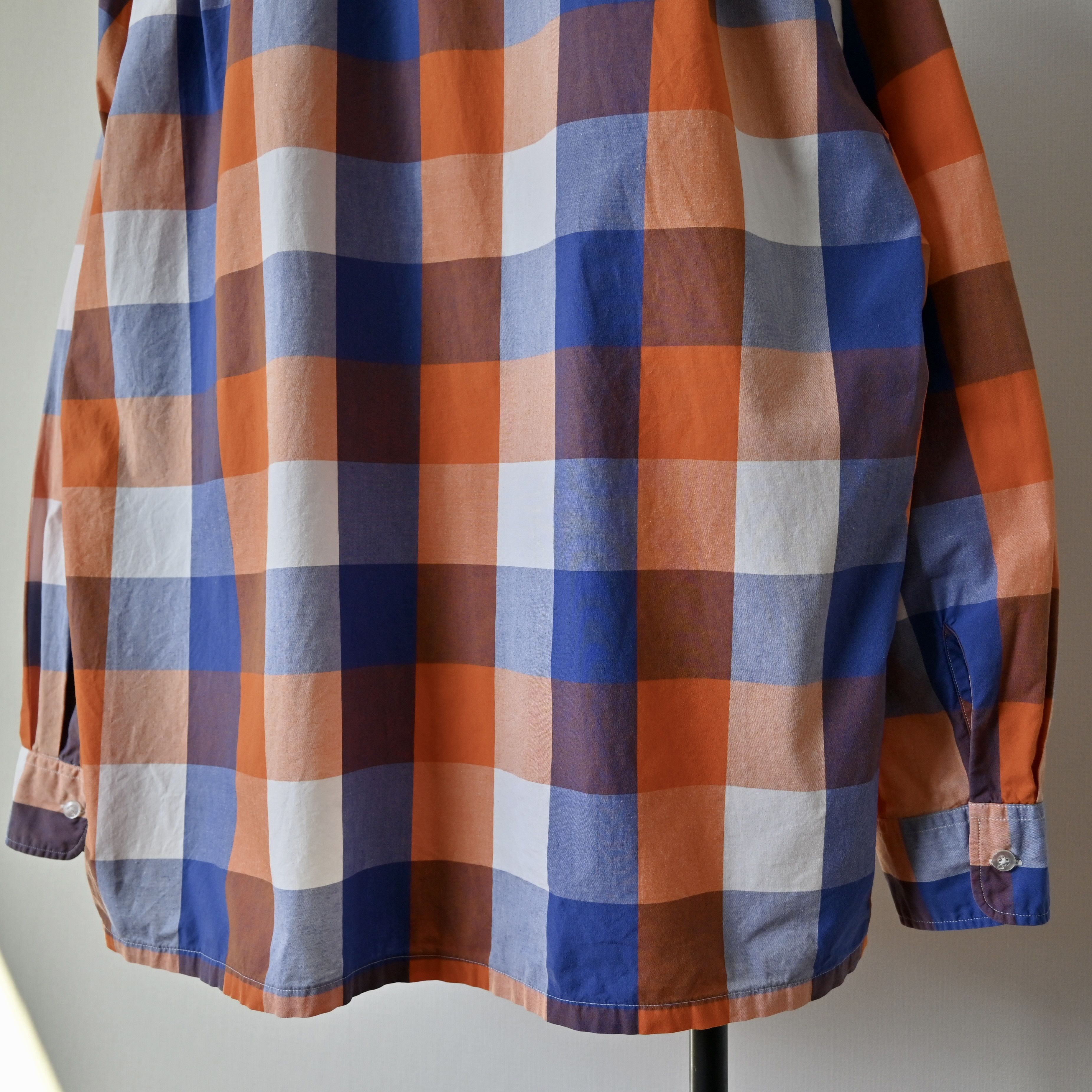 Beams Japan Vintage 1990s BEAMS block plaid BD shirt made in Japan Size US L / EU 52-54 / 3 - 5 Thumbnail