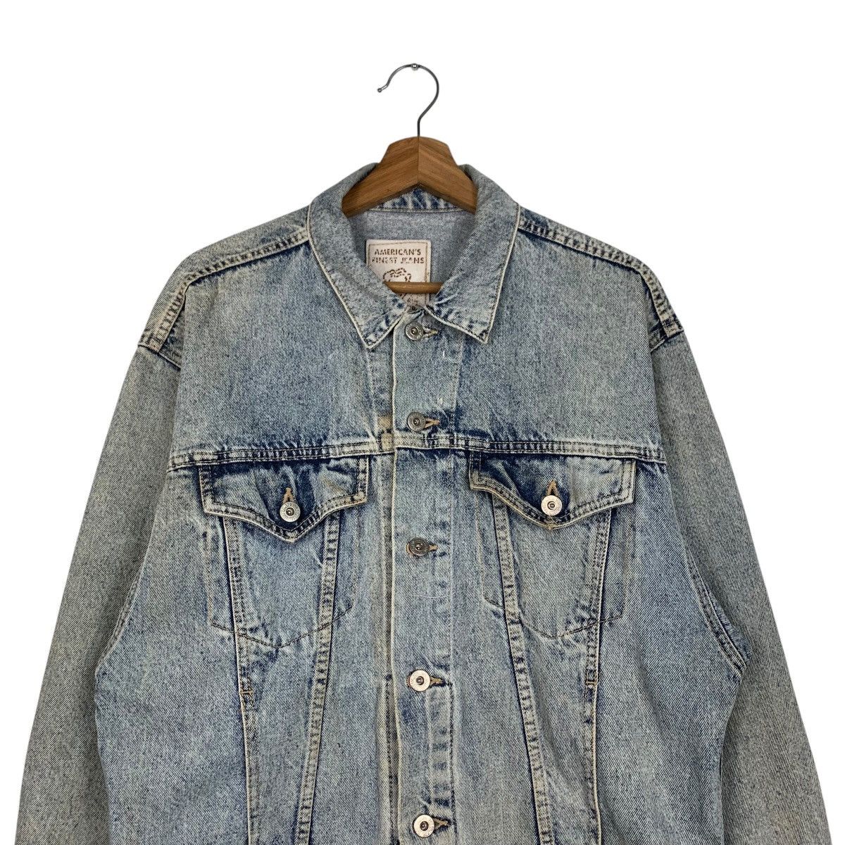 Japanese Brand AMERICAN’S FINEST JEANS Stone Wash Denim Jacket #2037-C88 Size US M / EU 48-50 / 2 - 2 Thumbnail