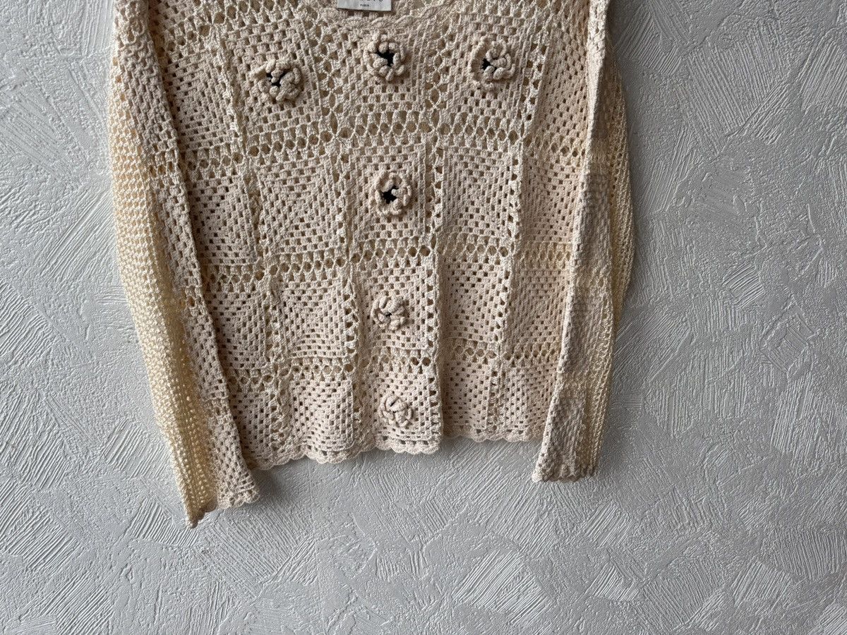 Sandro Sandro Paris Flowers Sweater Size S / US 4 / IT 40 - 3 Thumbnail
