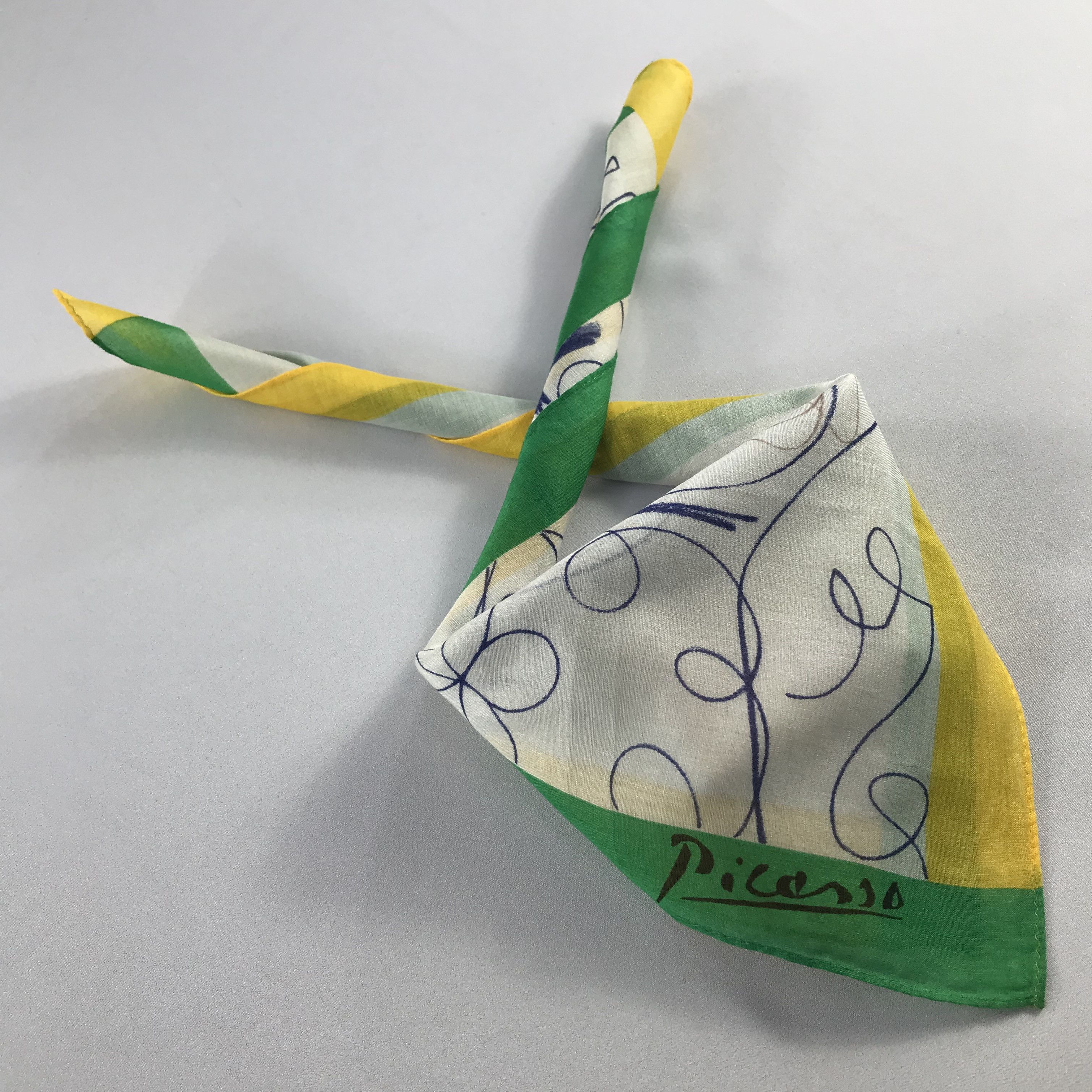 Paloma Picasso Picasso Handkerchief / Bandana / Neckerchief C657 Size ONE SIZE - 2 Thumbnail
