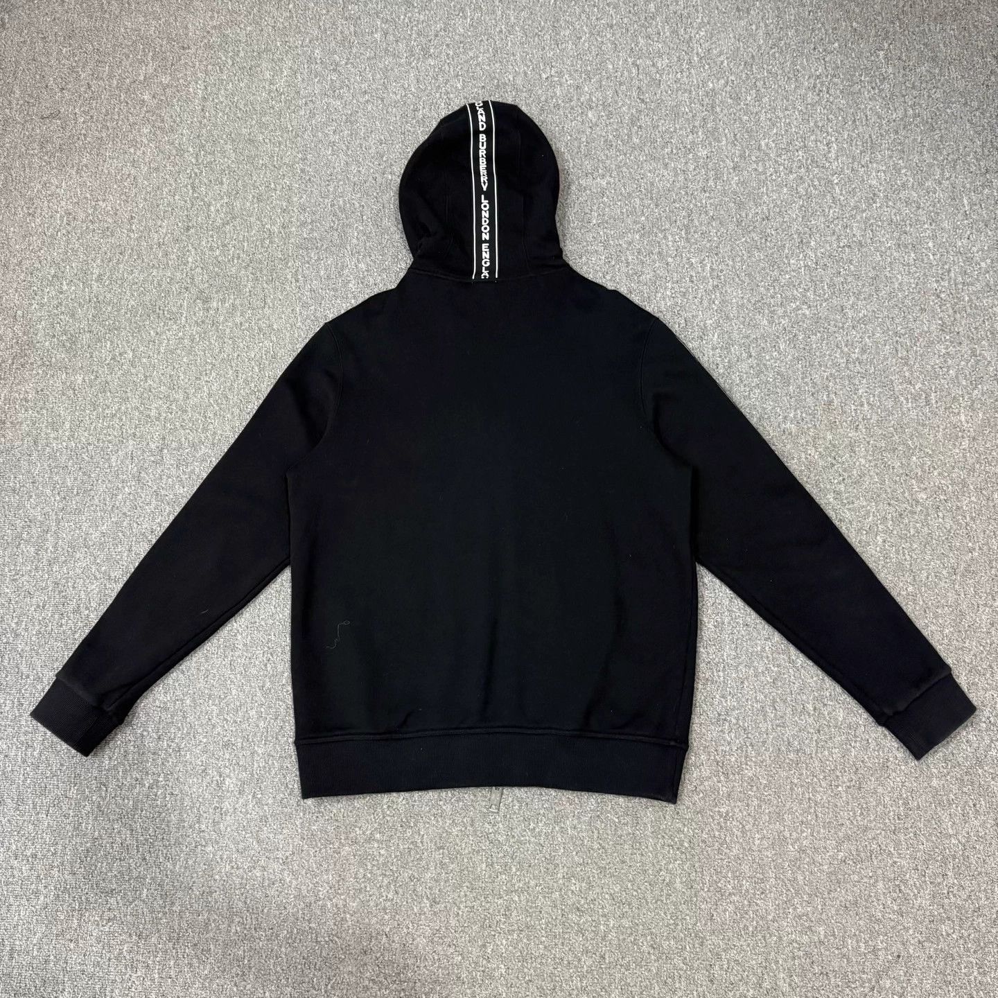 Burberry Burberry black logo arm zip hood jacket M 99new Size US M / EU 48-50 / 2 - 2 Thumbnail