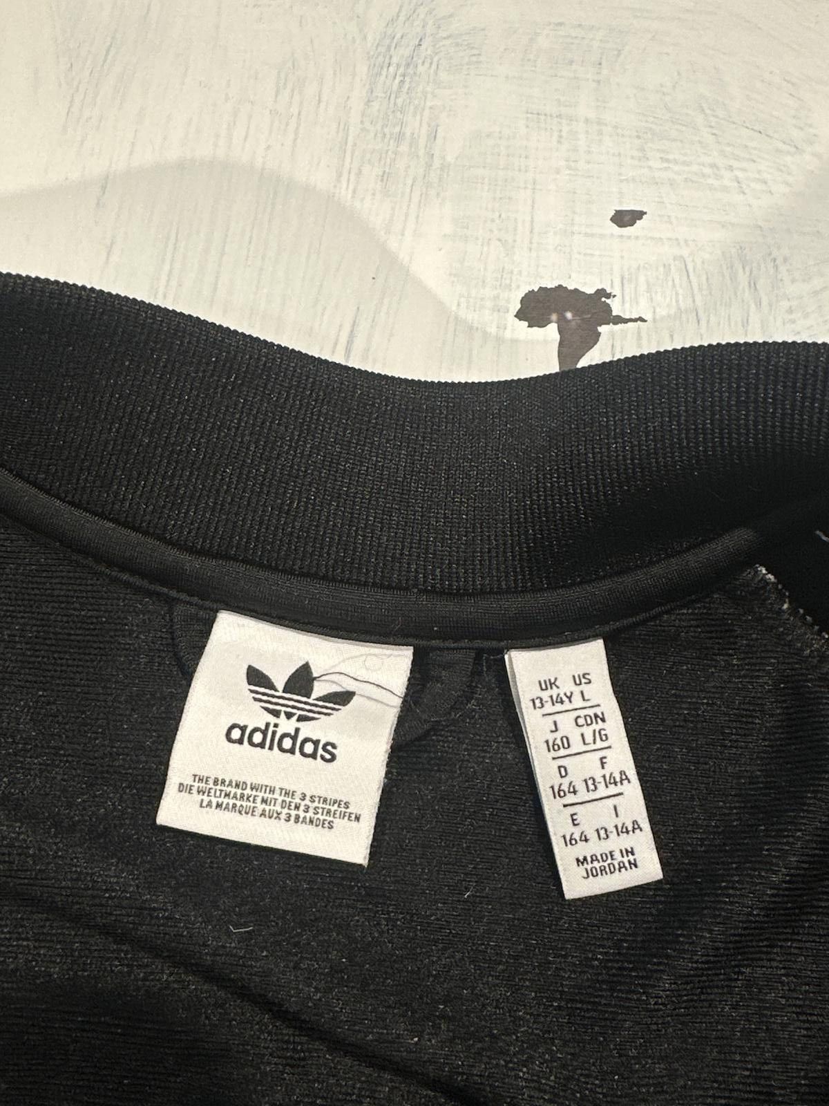 Adidas Adidas Youth Kids Adicolor SST Black Track Jacket 13-14Y LG Size US XXS / EU 40 - 4 Thumbnail