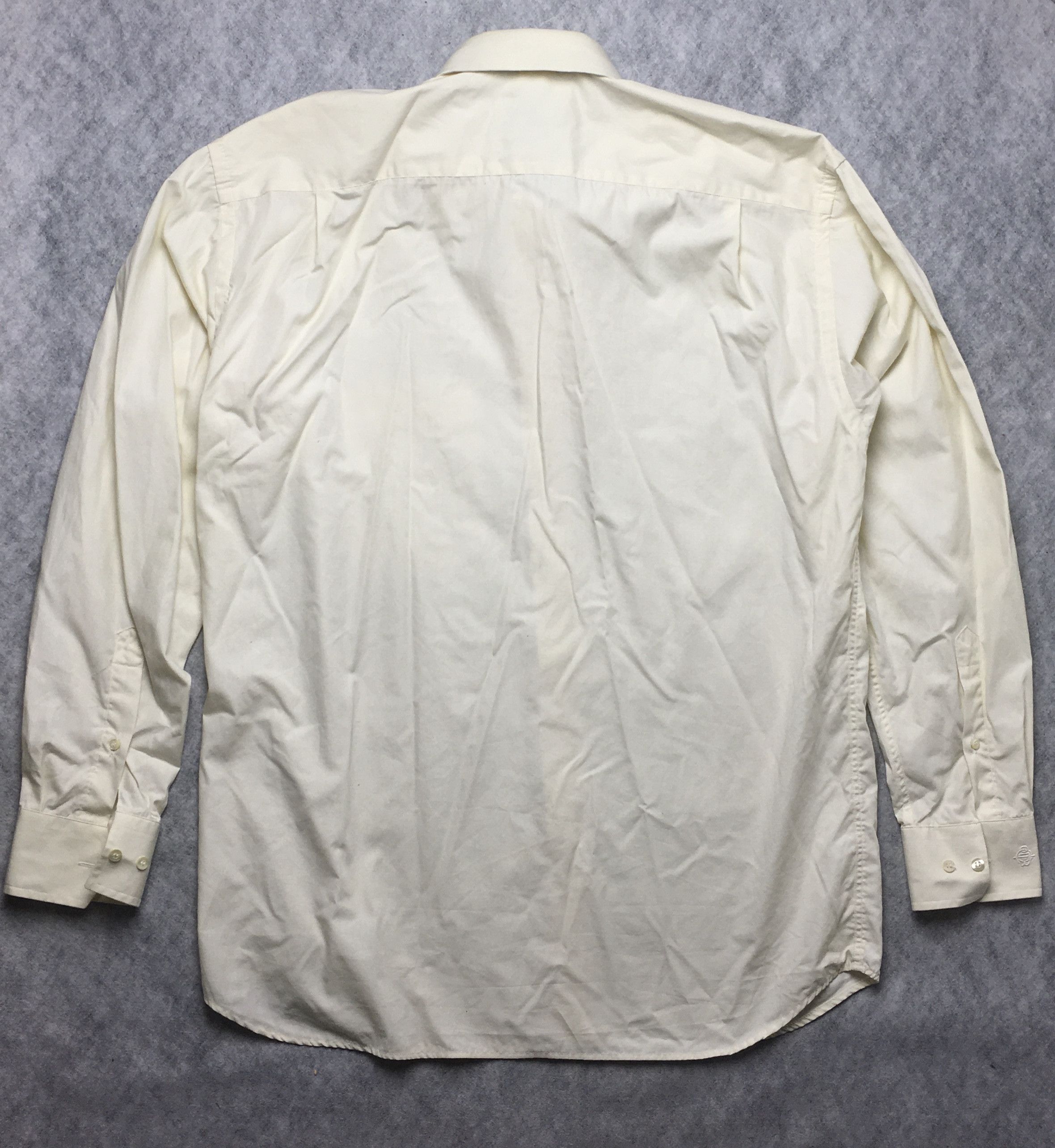 Dior Christian Dior France Coton Ivory Mens Shirt Sz 40 15 3/4 Size 40R - 2 Thumbnail
