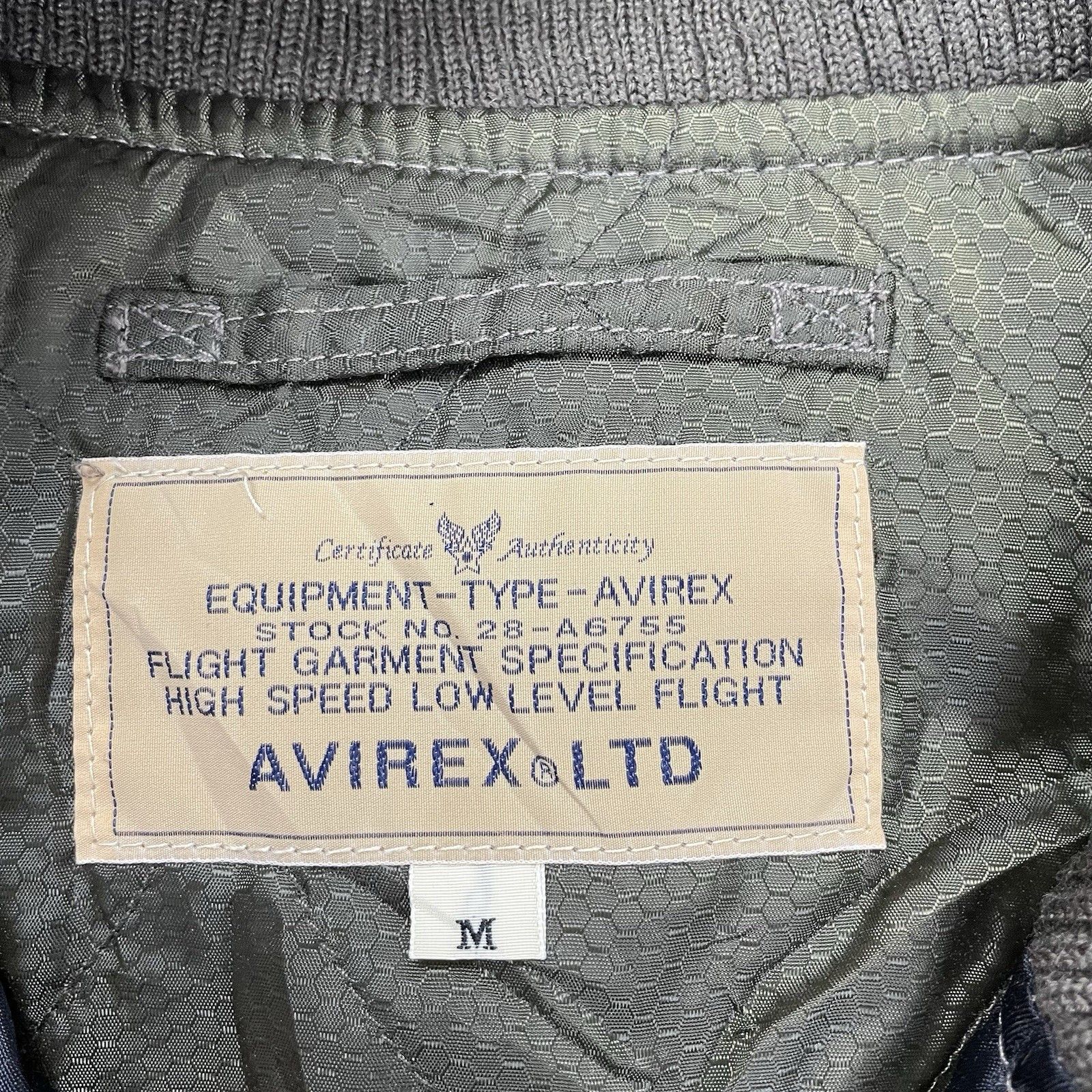 Avirex Vintage Avirex Jacket Quilted Embroidered Bomber Jacket M Size US M / EU 48-50 / 2 - 7 Thumbnail