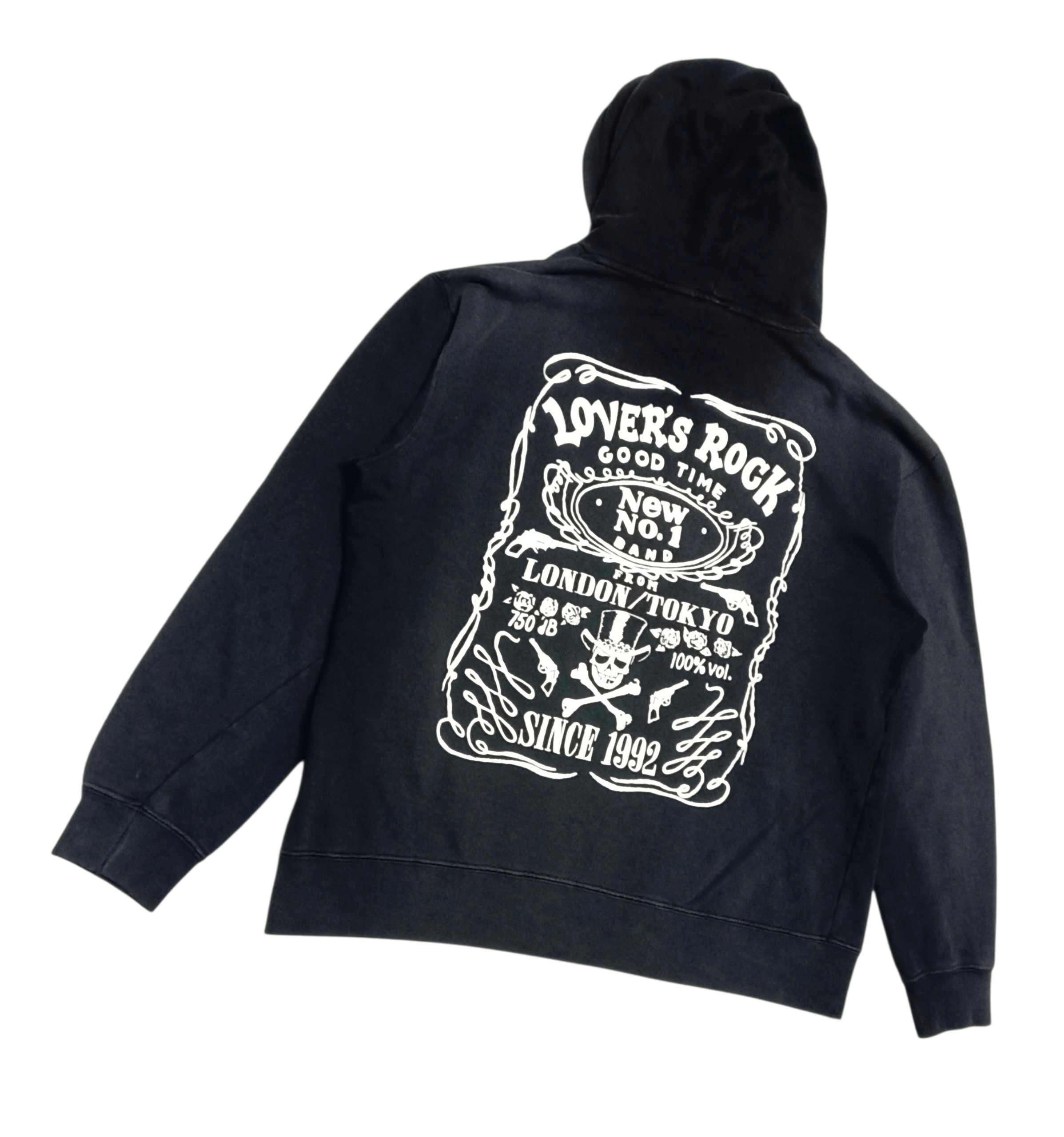 Japanese Brand Sunfaded Lovers Rock By Superlovers X Guns And Roses Hoodie Size US M / EU 48-50 / 2 - 4 Thumbnail