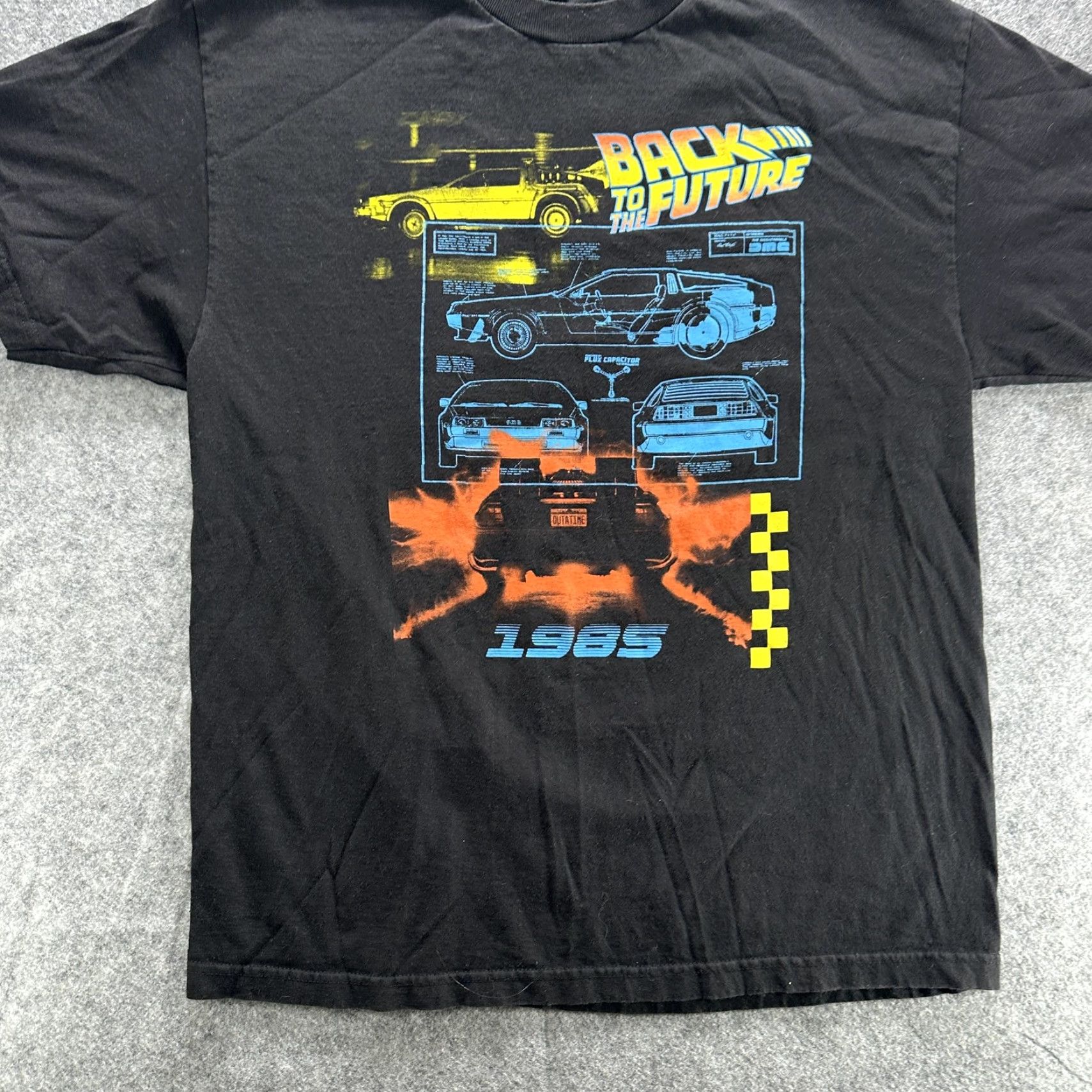 Vintage VINTAGE Back To The Future Shirt Mens L Black 1985 Delorean Movie Graphic Sci Fi Size US L / EU 52-54 / 3 - 3 Thumbnail