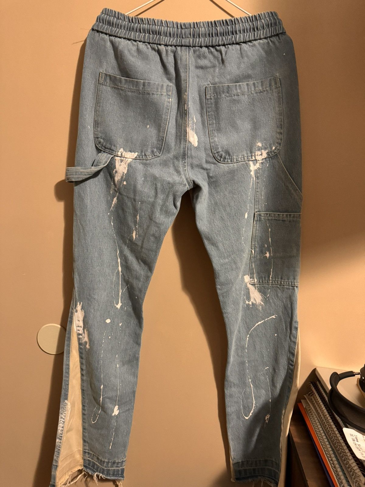 Vintage Denim Paint Splatter Flare Detail Pants Size US 30 / EU 46 - 7 Thumbnail