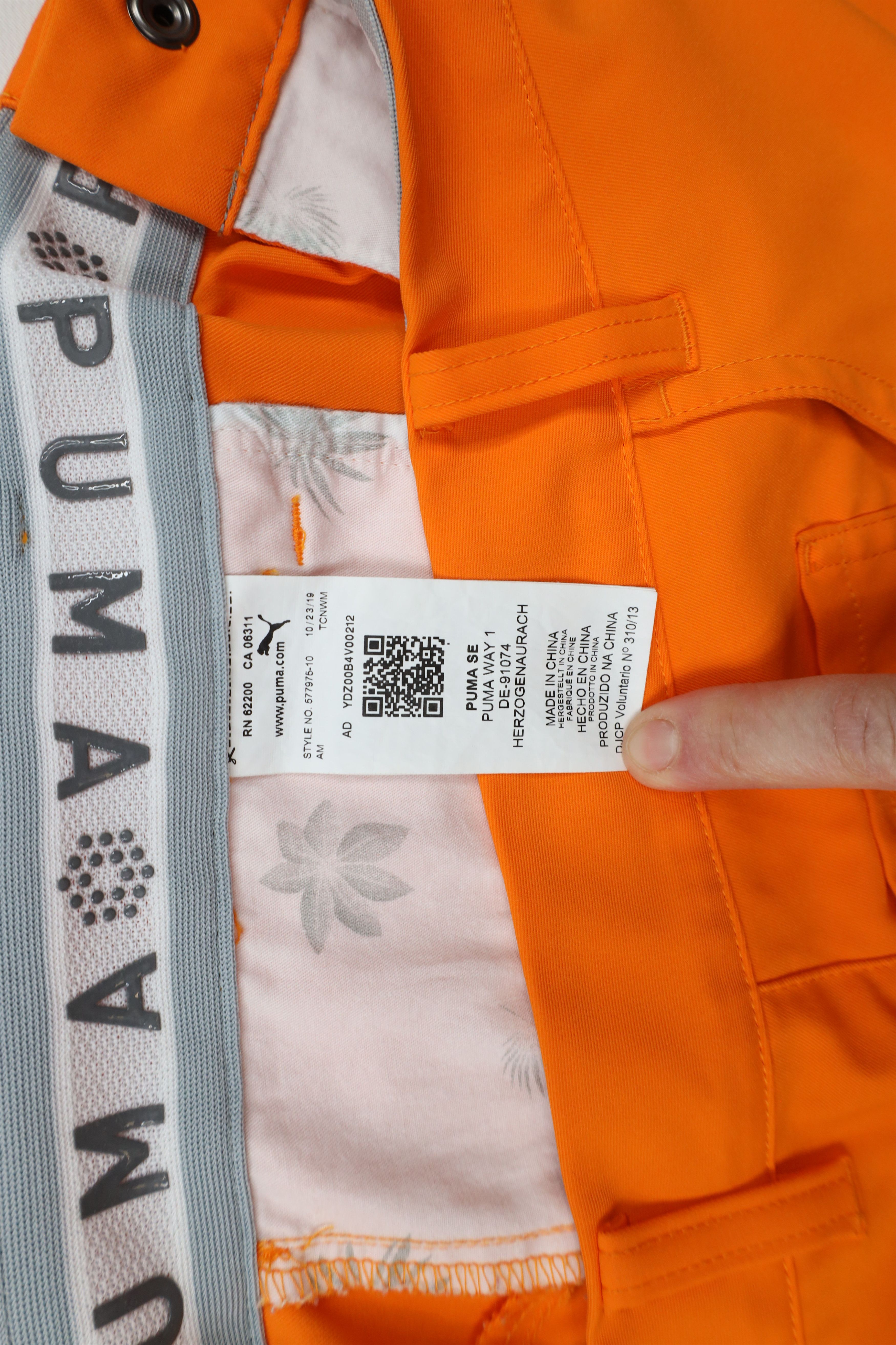 Puma × Vintage Puma Golf Cell Tech Rickie Fowler Golfing Chino Pants Size US 38 / EU 54 - 10 Thumbnail