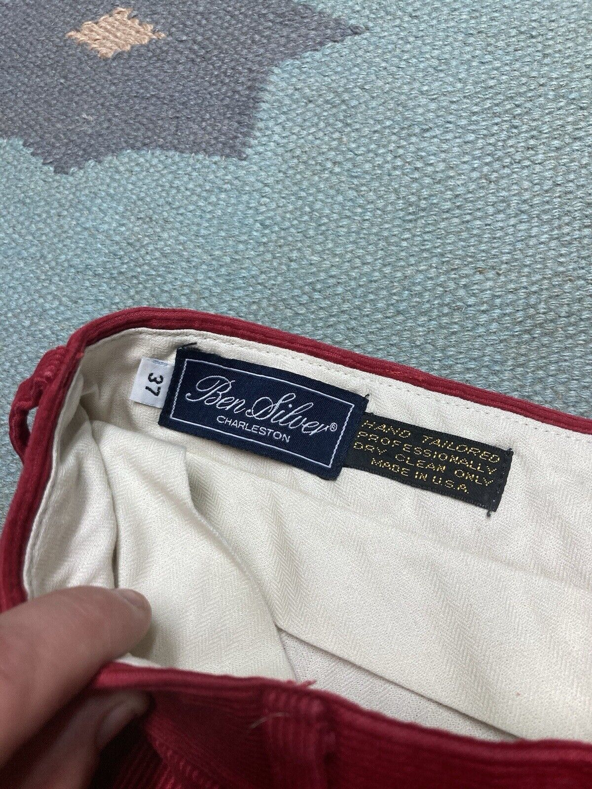 Ben Silver × Vintage Ben silver Charleston corduroy pants pleated cuff golf 36x31 Size US 36 / EU 52 - 6 Thumbnail