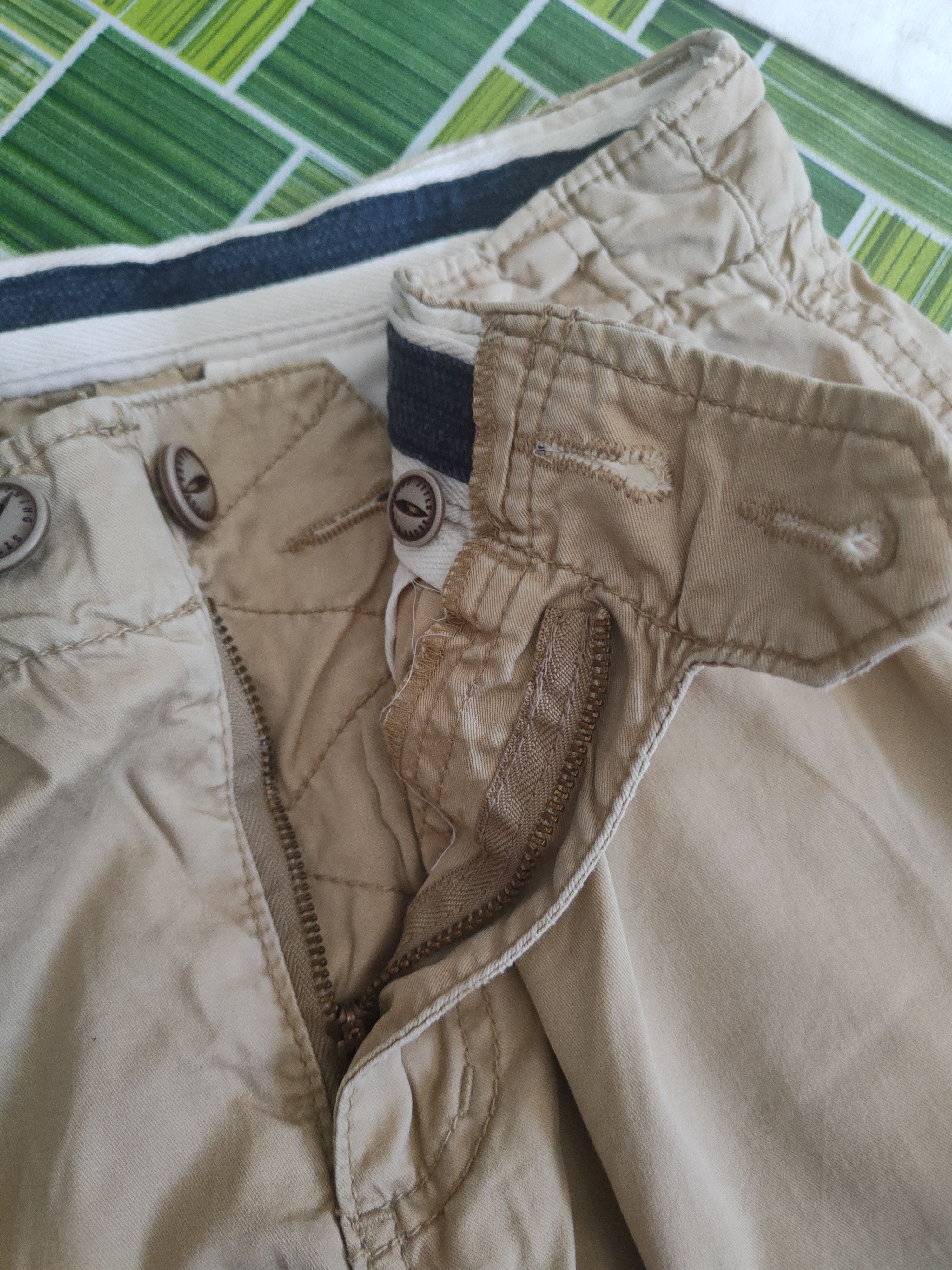Japanese Brand DL X'tyle Beige Multipocket Cargo Pants #1920 Size US 30 / EU 46 - 15 Thumbnail