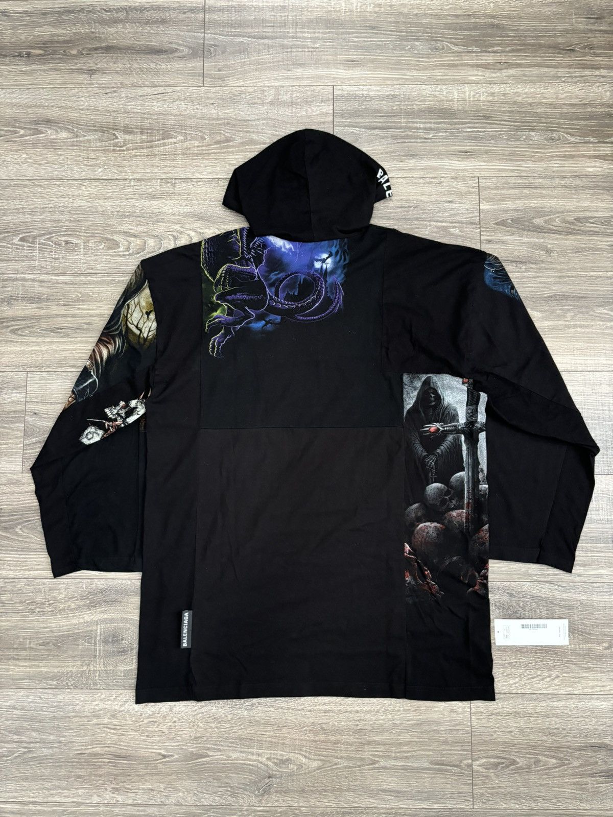 Balenciaga Balenciaga Upcycled 66/150 Collage LE T-Shirt Hoodie Size US M / EU 48-50 / 2 - 5 Thumbnail