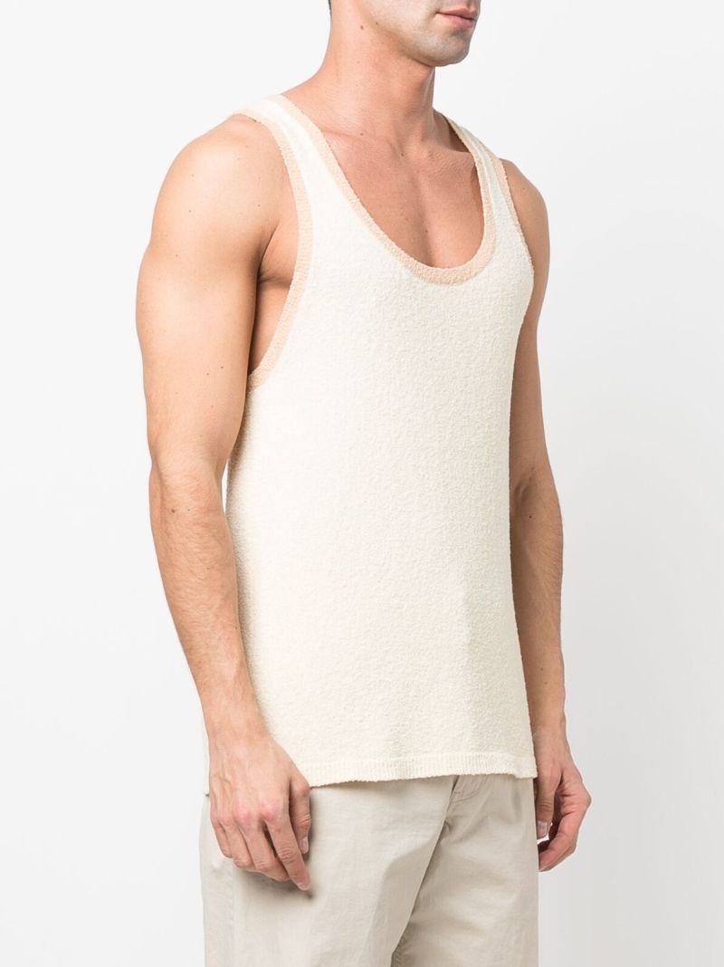 Nanushka o1mle1124 Basten Tank Top in Cream Size US L / EU 52-54 / 3 - 2 Thumbnail
