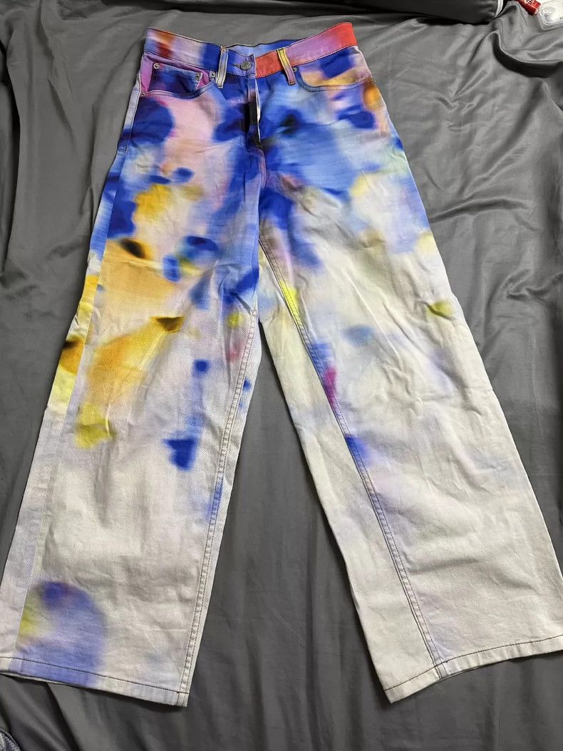 Dries Van Noten dries van noten Print fade gradient jeans 2502-Nextarrow Size US 26 / EU 42 - 1 Thumbnail