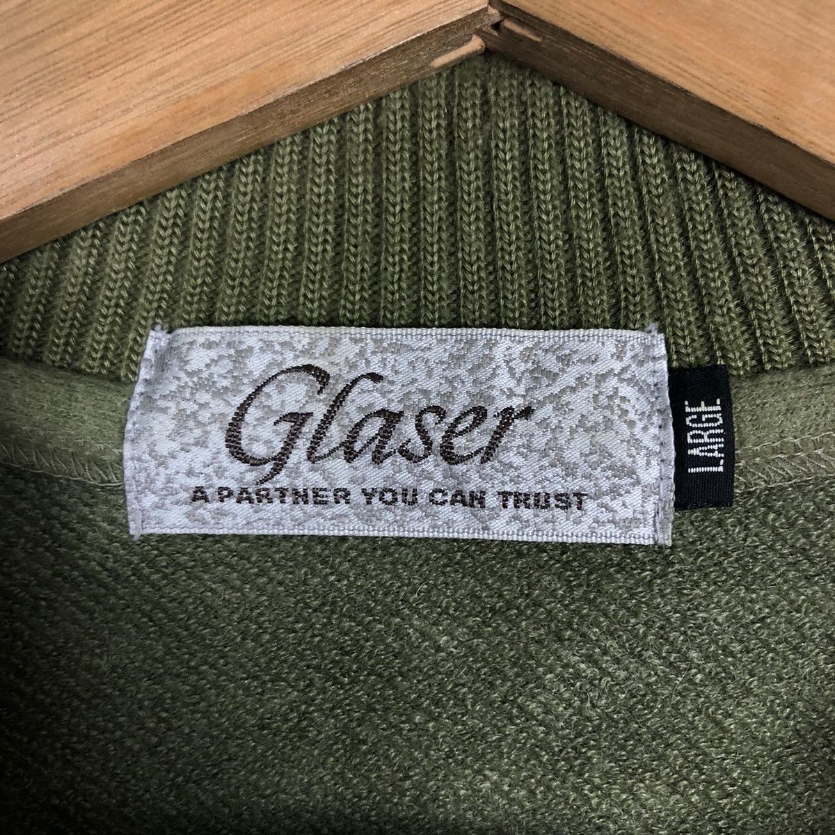Japanese Brand 🔥VINTAGE COLLAR SWEATSHIRT COLLEGE GLASER JAPAN Size US L / EU 52-54 / 3 - 11 Thumbnail