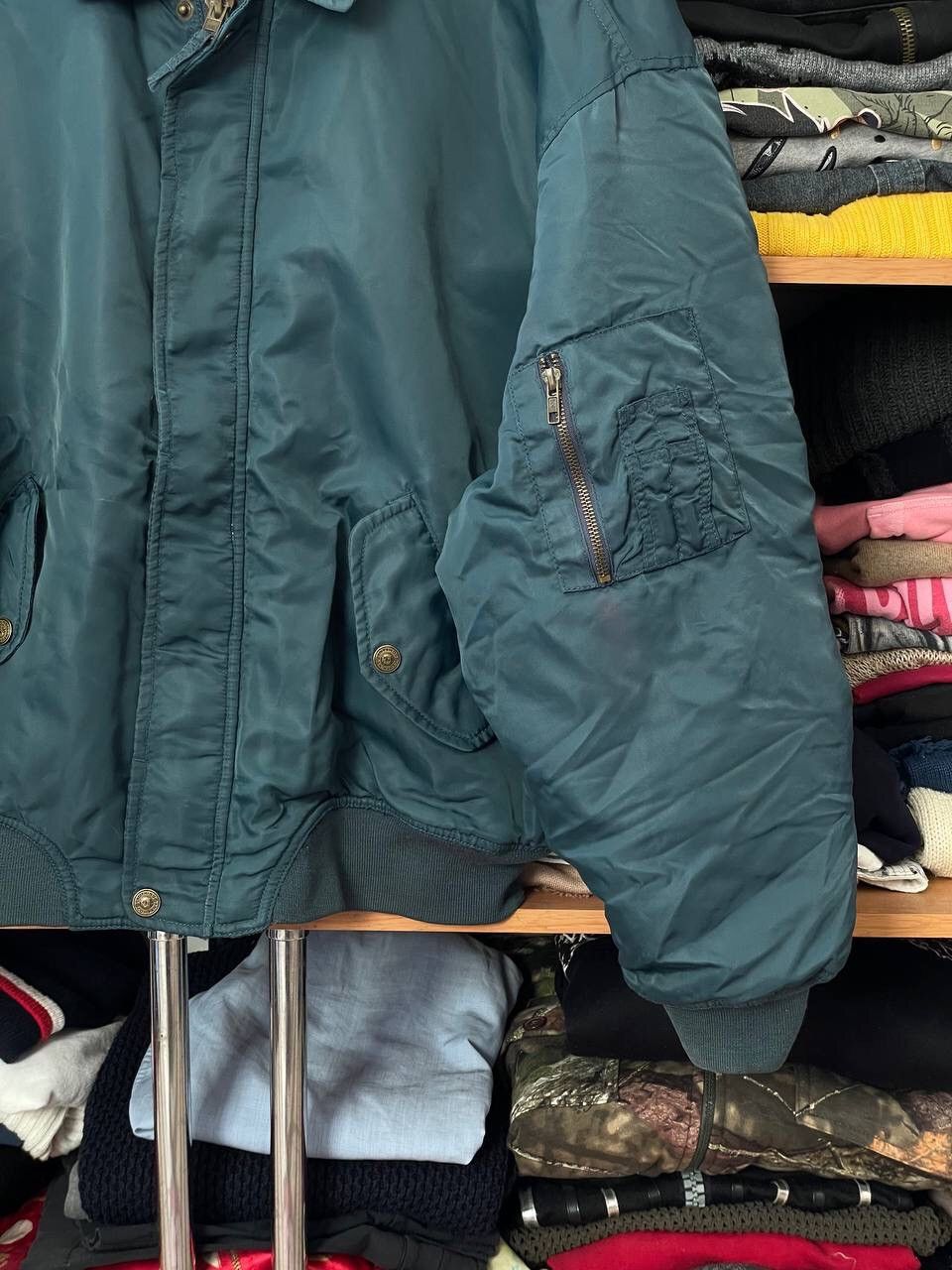Other VINTAGE 90S HUGE BAGGY Y2K BOMBER JACKET Size US L / EU 52-54 / 3 - 6 Thumbnail