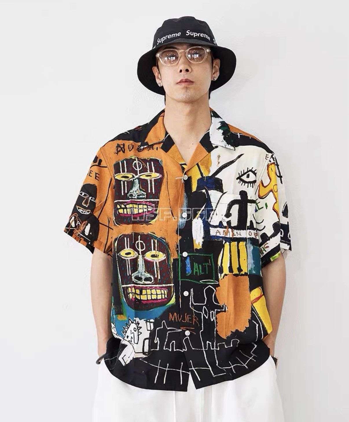 Wacko Maria Wacko Maria Basquiat Hawaiian Short Sleeve Shirt J29 Size US M / EU 48-50 / 2 - 5 Thumbnail