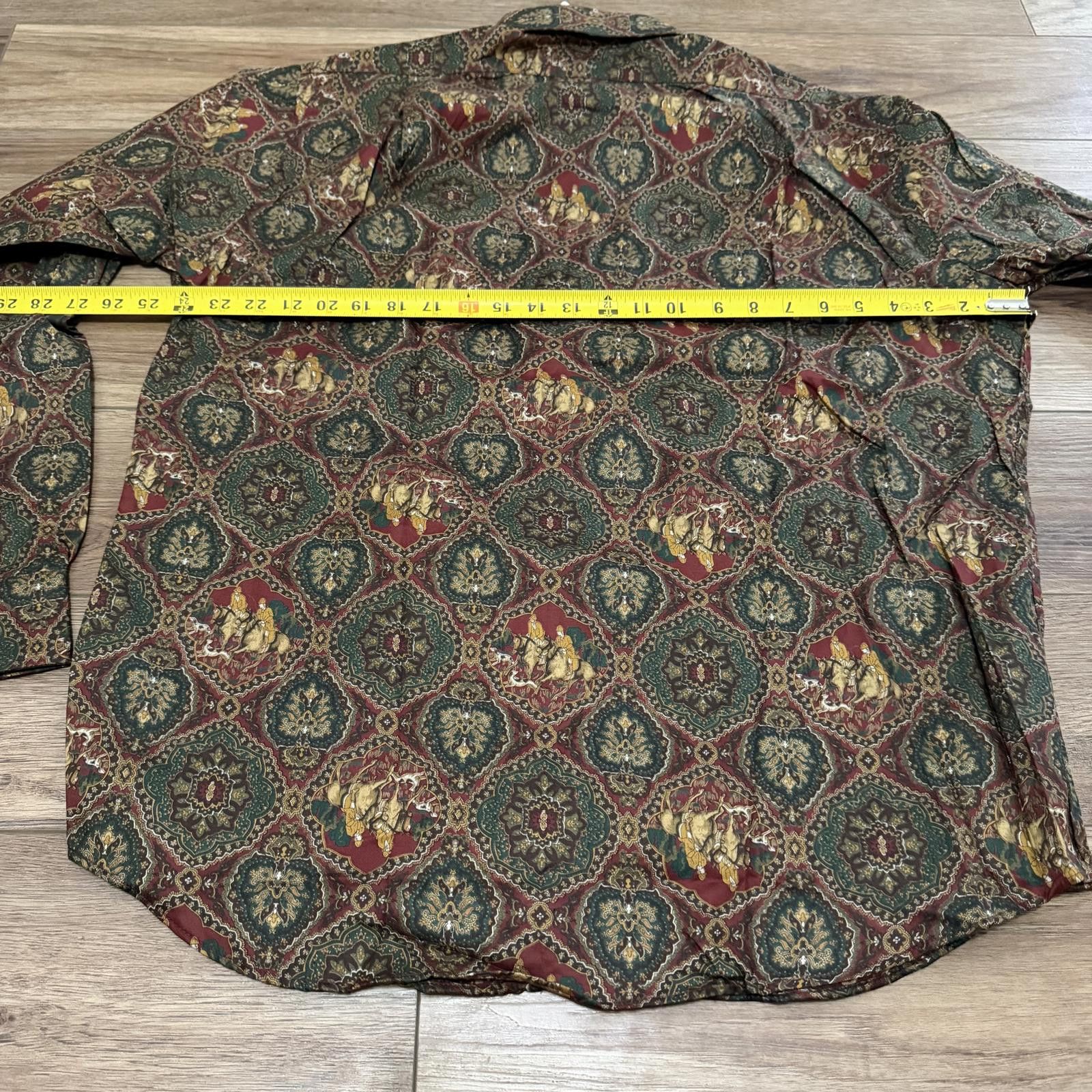 Neiman Marcus Vintage 70s 80s Neiman Marcus Art AOP Shirt Size US L / EU 52-54 / 3 - 6 Thumbnail