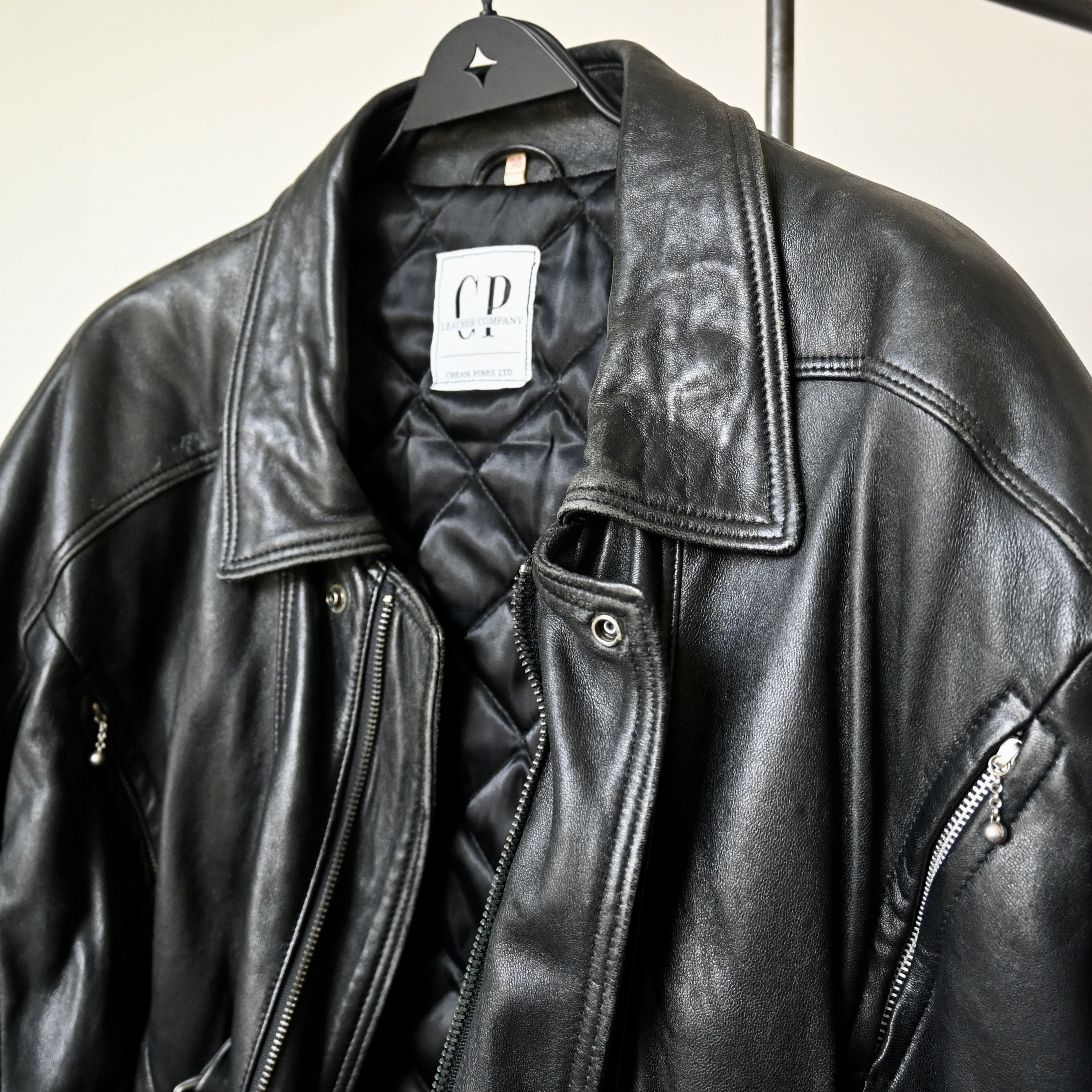 Vintage Vintage 1980s C.P. LEATHER rider jacket, made in England Size US M / EU 48-50 / 2 - 9 Thumbnail