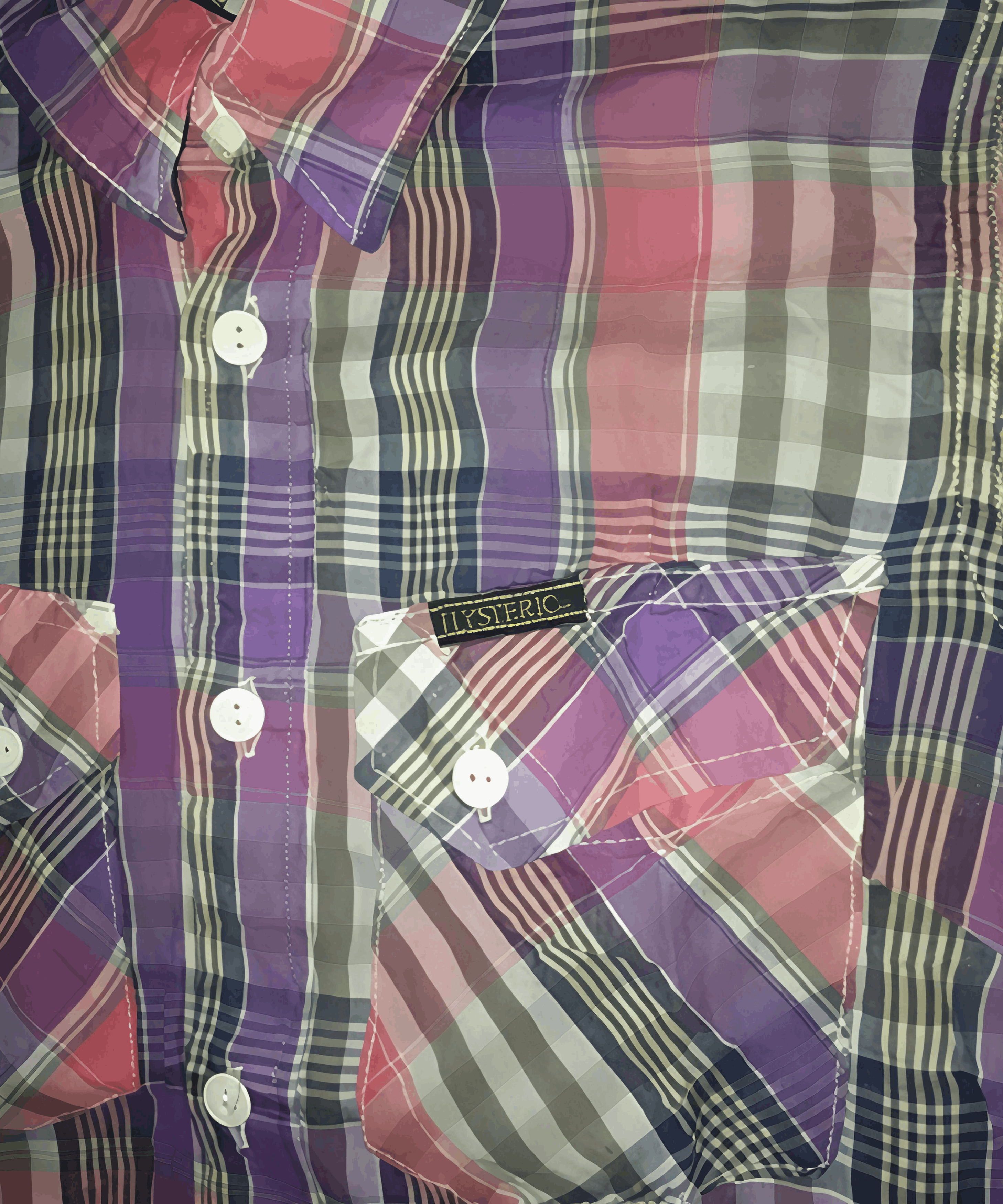 14th Addiction × Hysteric Glamour Hysteric glamour plaid shirt Size S / US 4 / IT 40 - 1 Thumbnail