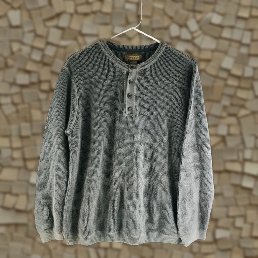 Vintage G.H. Bass & Co. Sweater Mens Size Large Gray Pullover Crew Neck Size US L / EU 52-54 / 3 - 1 Thumbnail