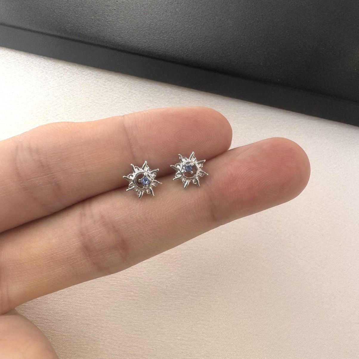 Other Small Sun Stud Earrings for Men Women Unisex Style Size ONE SIZE - 6 Thumbnail