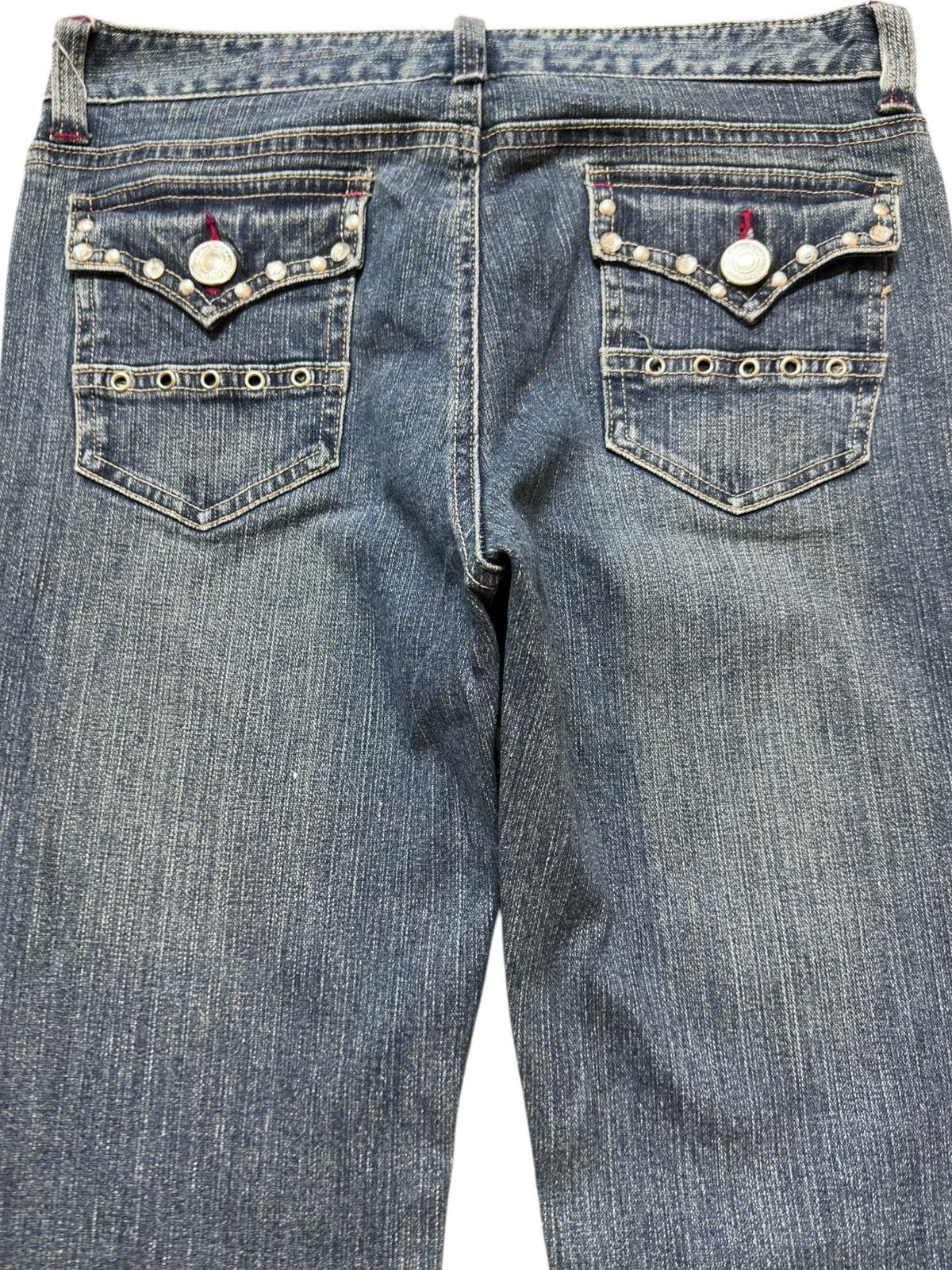 Le Grande Bleu (L.G.B.) Vintage Daily Topics Flare Bootcut Grunge Distressed Denim Size US 30 / EU 46 - 5 Thumbnail