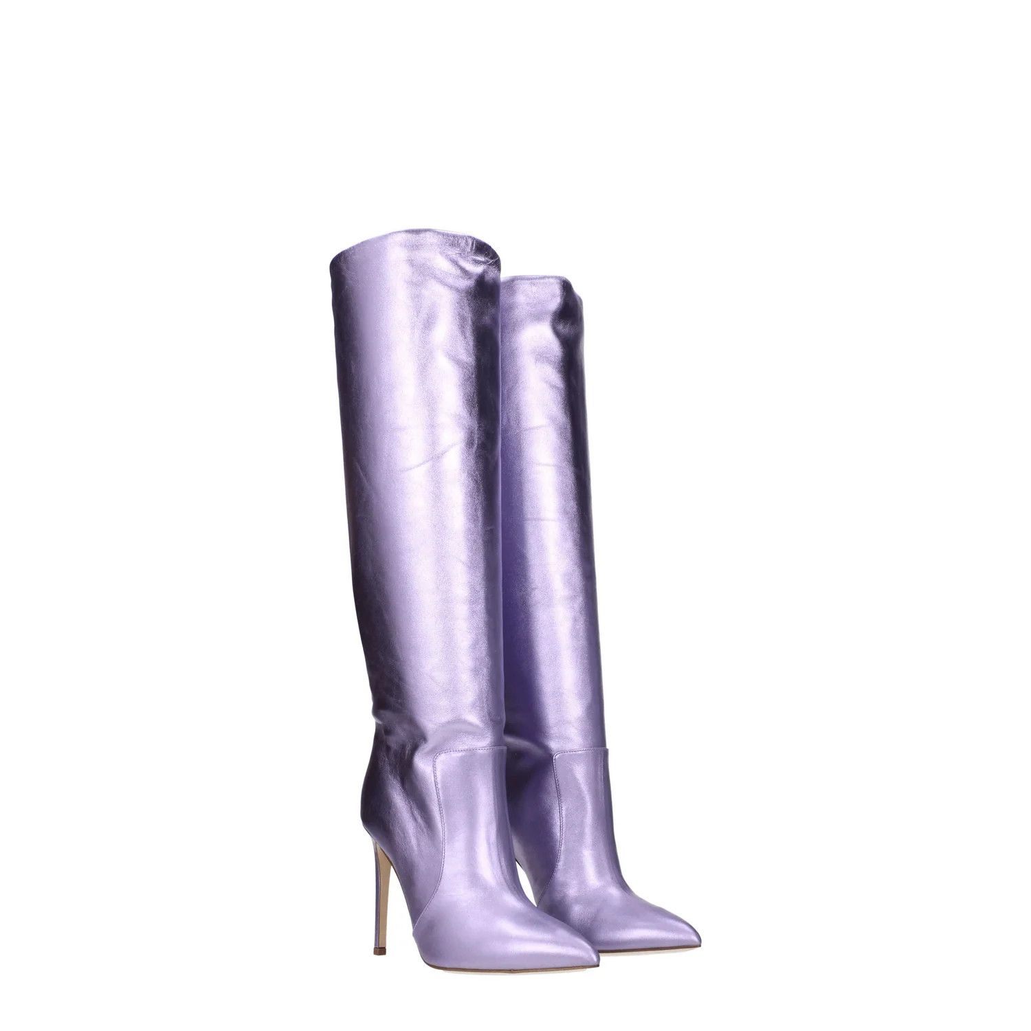 Paris Texas ob1o1e1124 Leather Boots in Violet Size US 6 / IT 36 - 2 Thumbnail