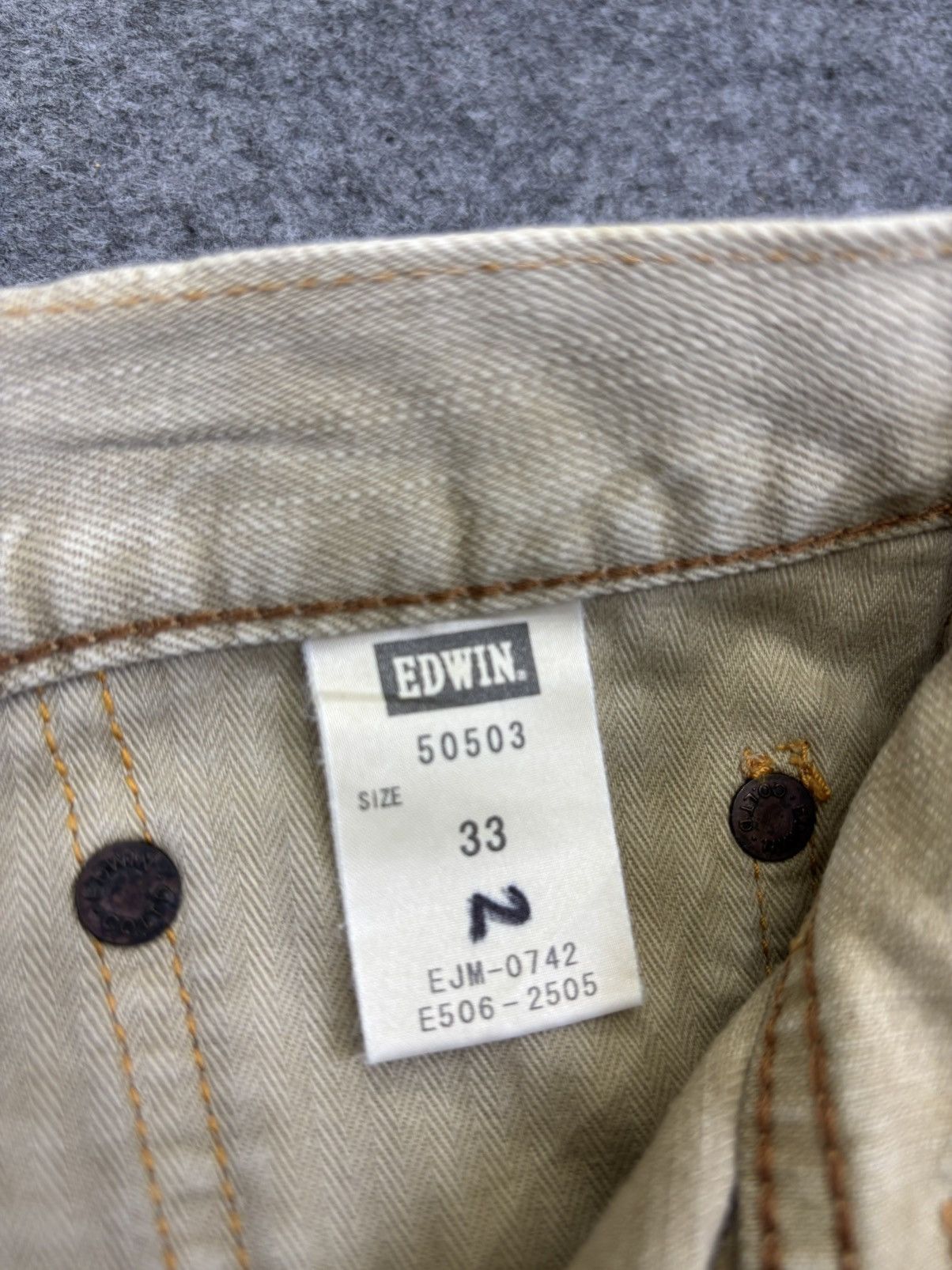 Edwin Wide Edwin 505zxx Faded Selvedge Denim F792 Size US 36 / EU 52 - 15 Thumbnail
