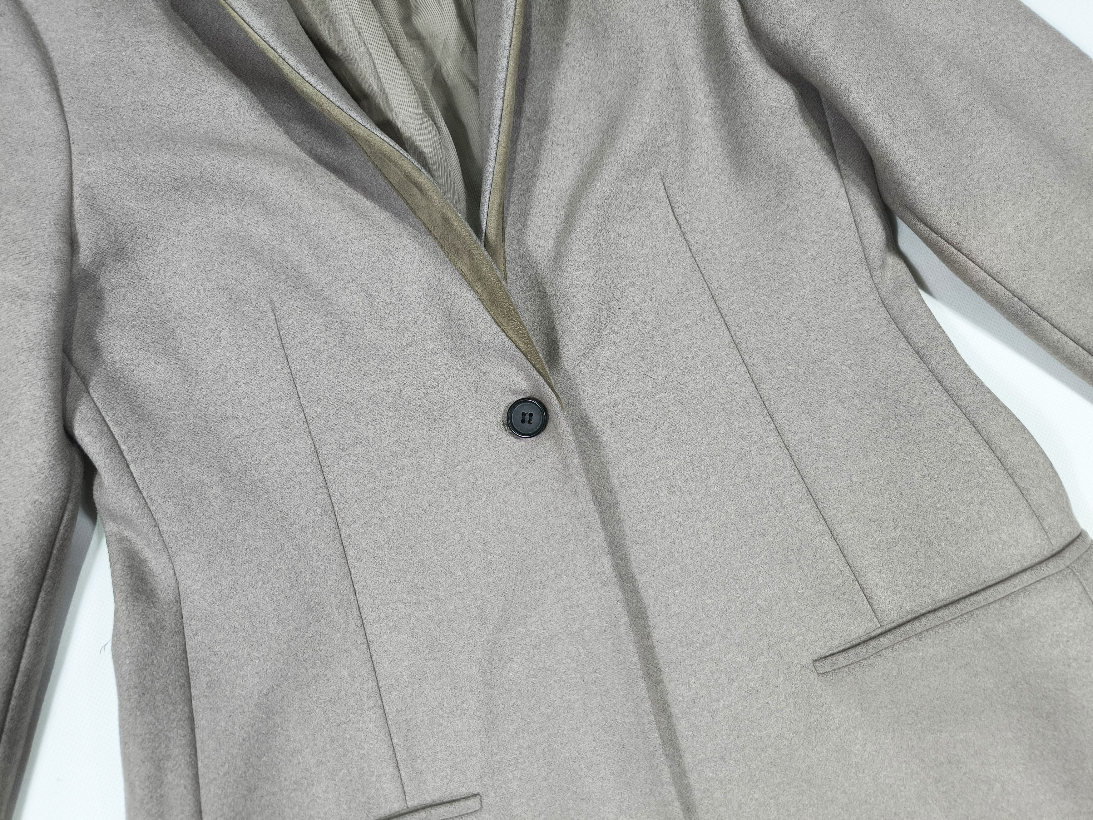 Allsaints Allsaints Leni Wool Blend Leather Collar Coat Jacket Size M / US 6-8 / IT 42-44 - 4 Thumbnail