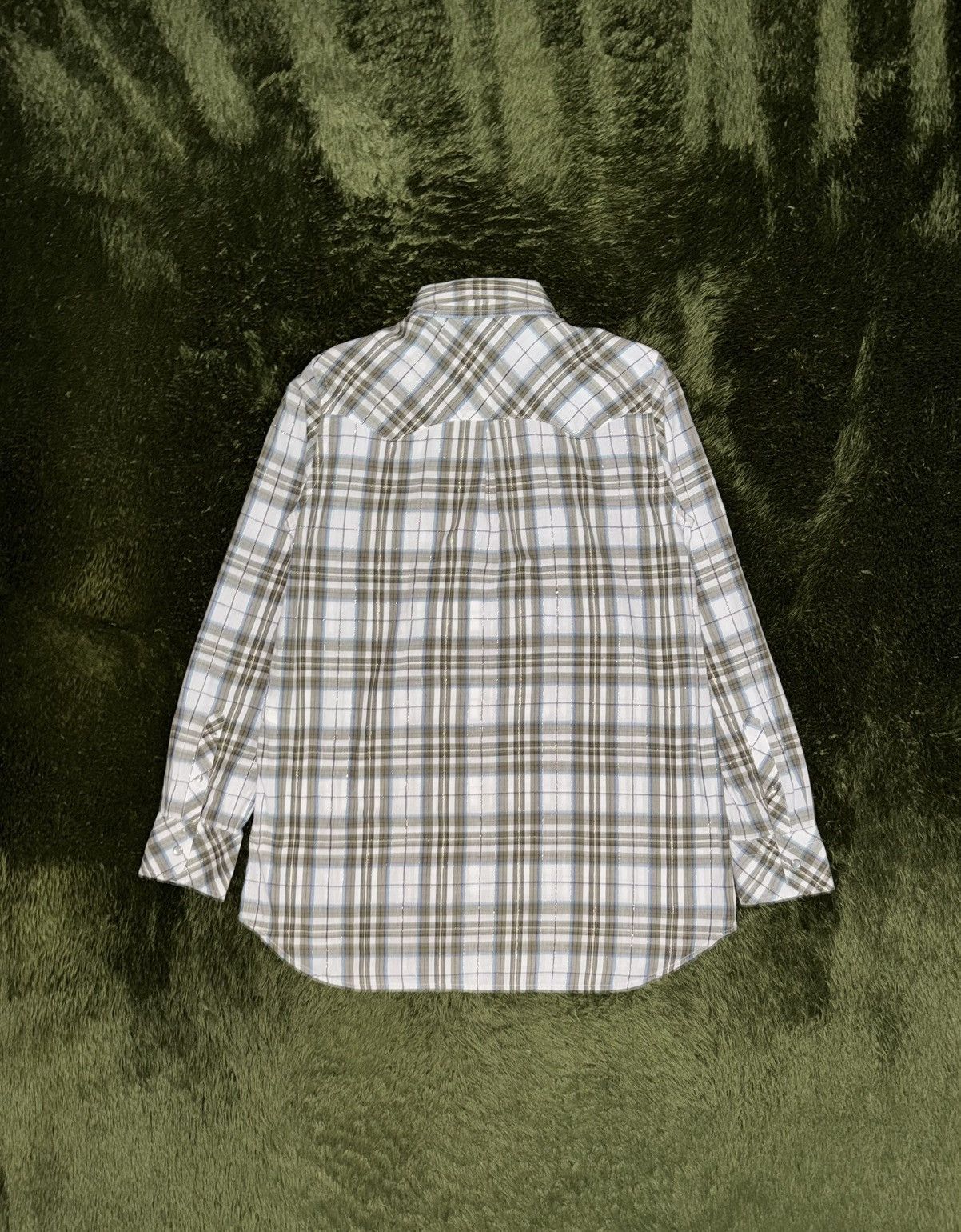 United Arrows [40] United Arrows GLR Glitter Check Western Shirt Size US S / EU 44-46 / 1 - 7 Thumbnail