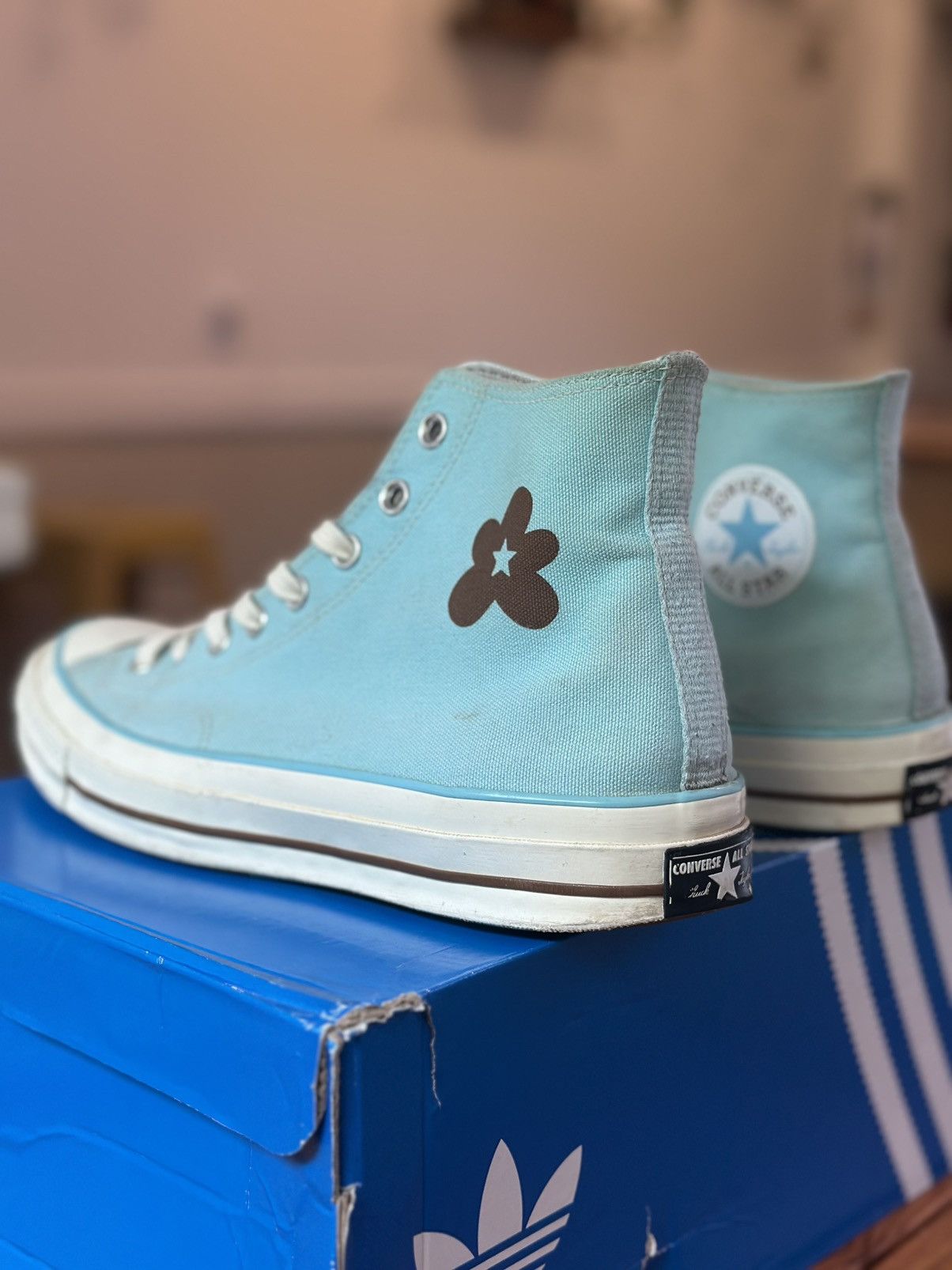 Converse Golf Le Fleur x Chuck 70 High Blue Size US 10.5 / EU 43-44 - 4 Thumbnail