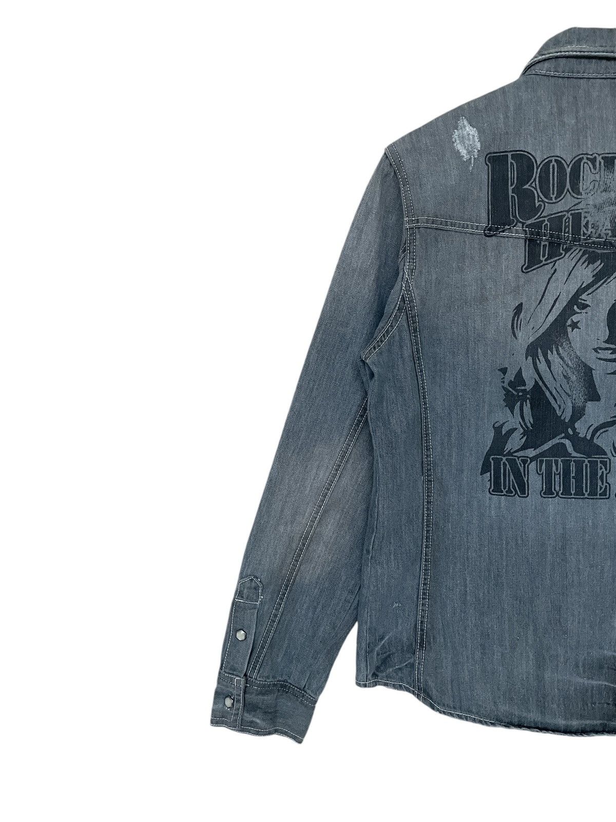 If Six Was Nine × In The Attic Vintage Brand In The Attic Western Denim Shirt 2000s Size US M / EU 48-50 / 2 - 7 Thumbnail