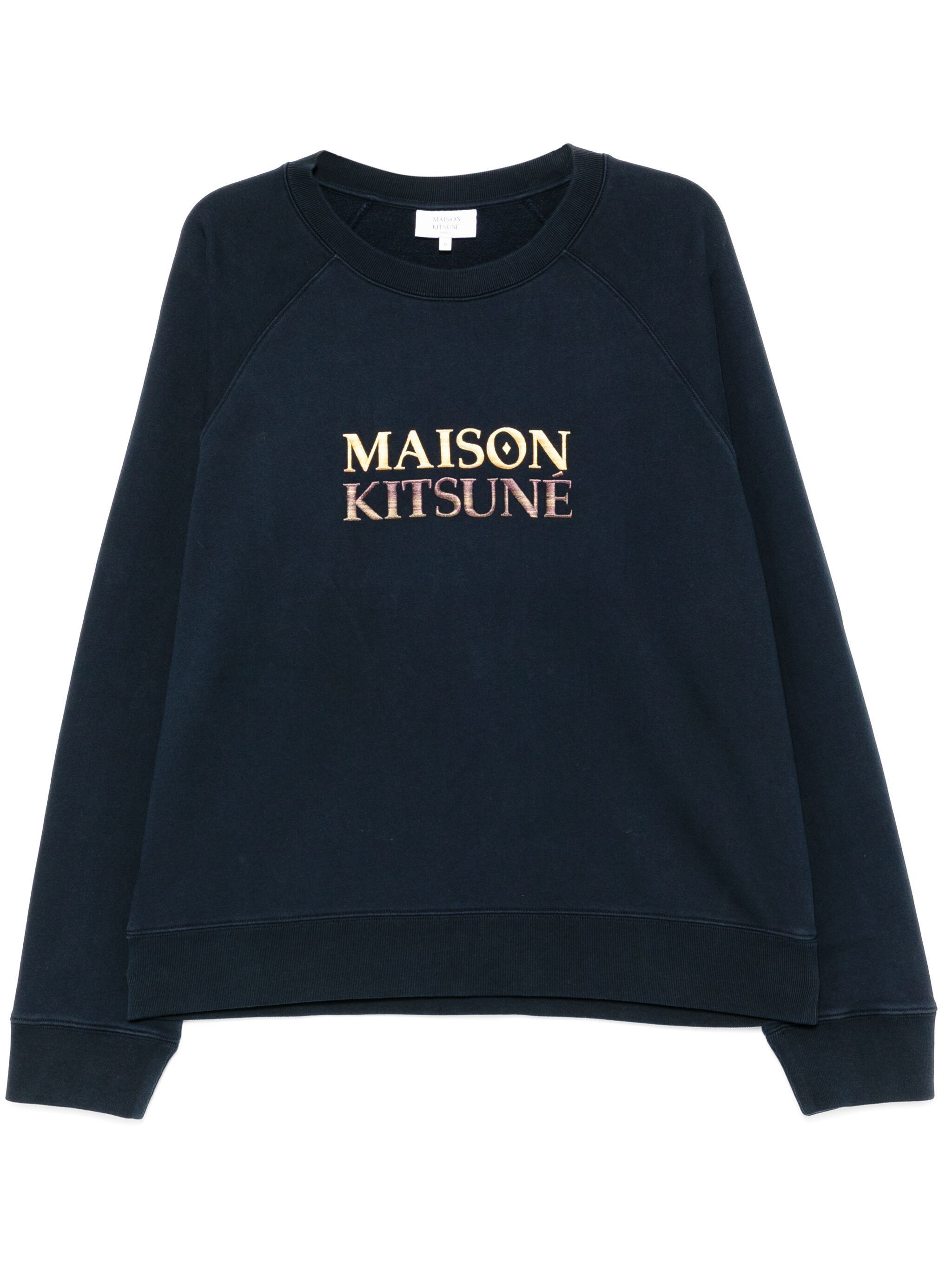 Maison Kitsune o1s22i1n1124 Oversized Sweatshirt in Blue Size US L / EU 52-54 / 3 - 1 Thumbnail