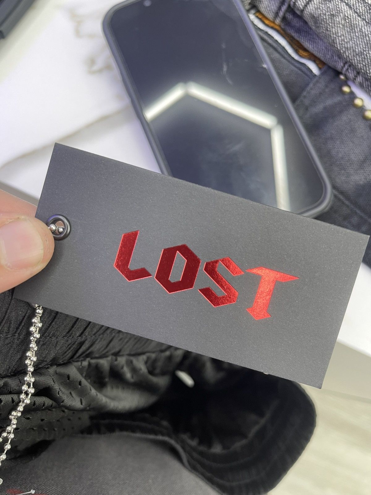 LOST INTRICACY Lost intricacy shorts (black/red) Size US 28 / EU 44 - 4 Thumbnail
